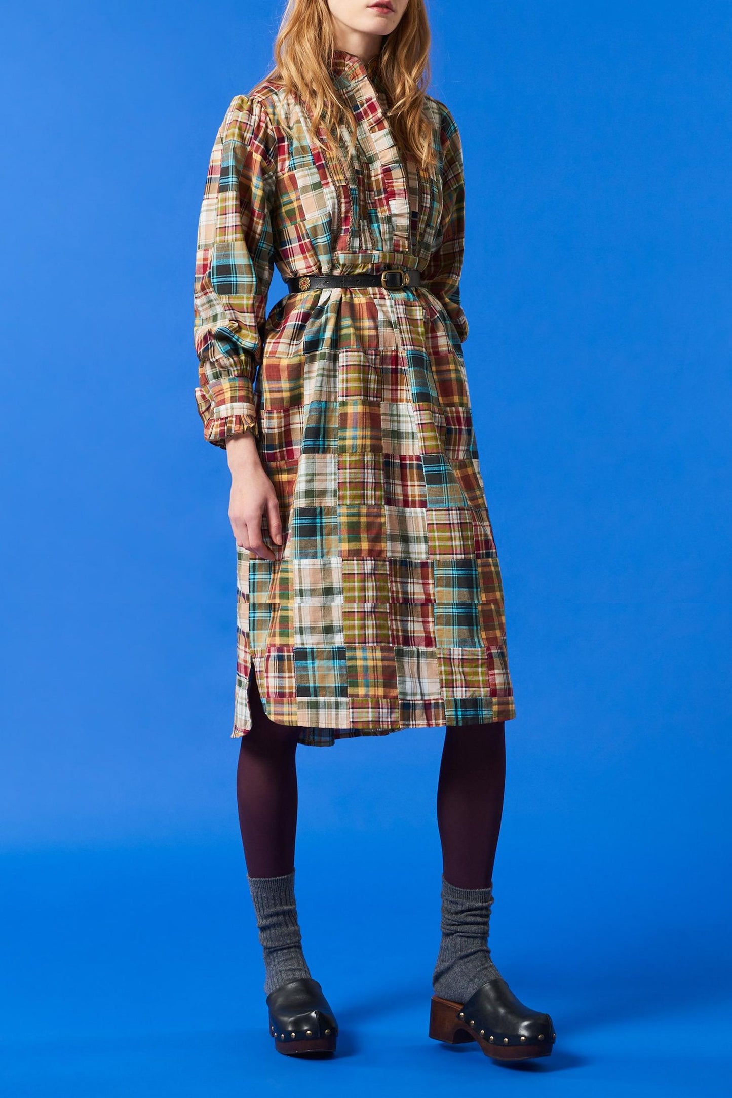 Jerro patchwork dress - Multico