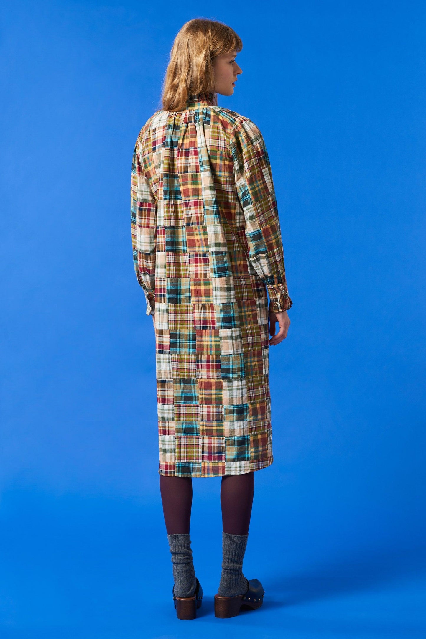Jerro patchwork dress - Multico