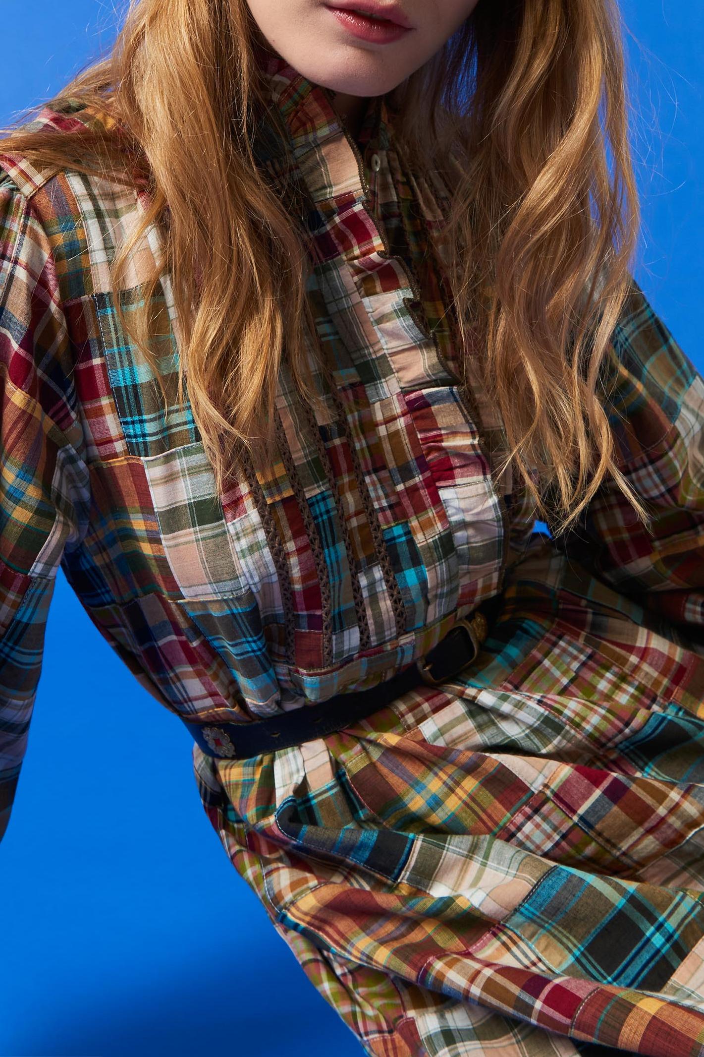 Jerro patchwork dress - Multico