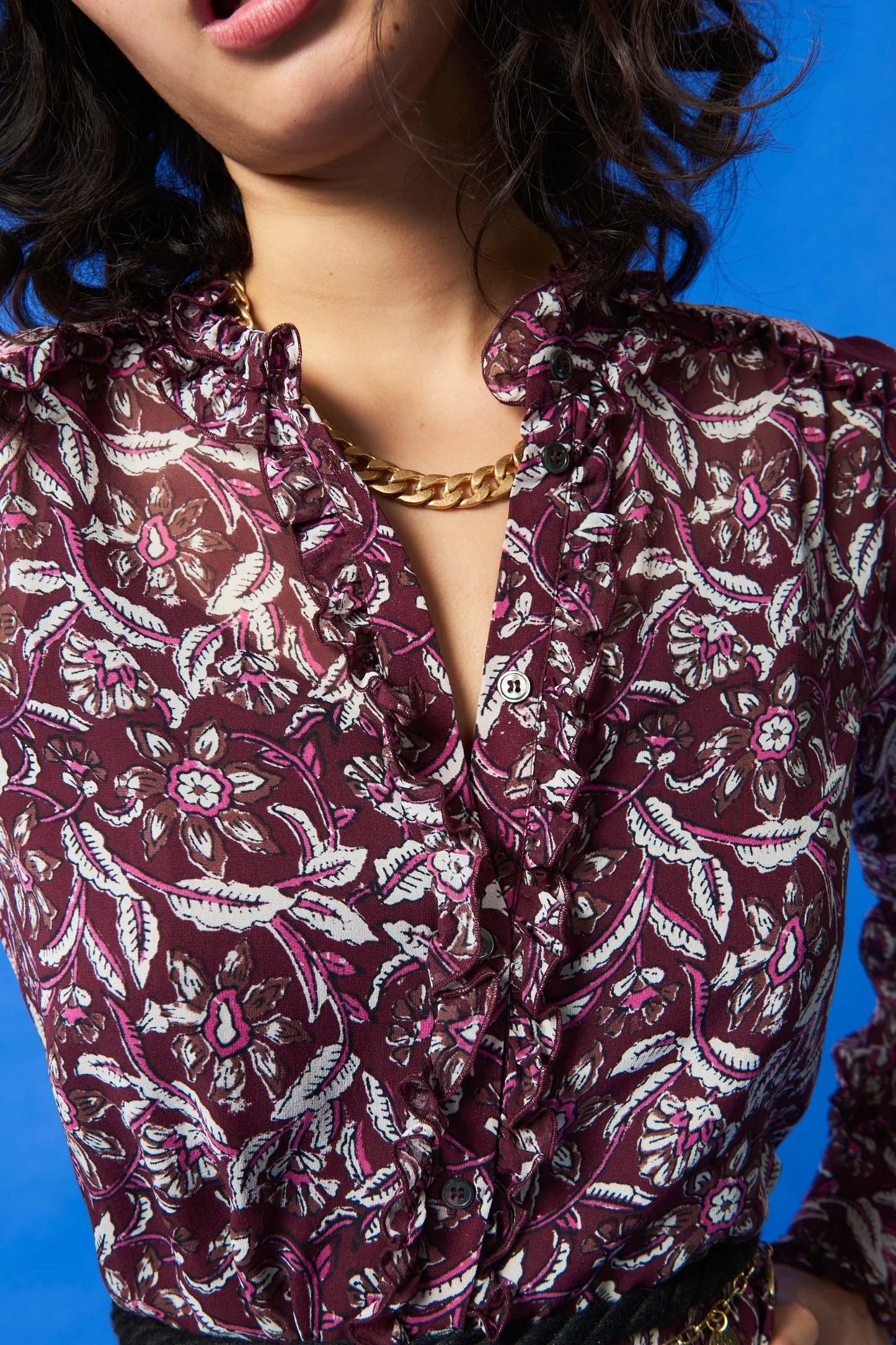 Ilana printed shirt dress