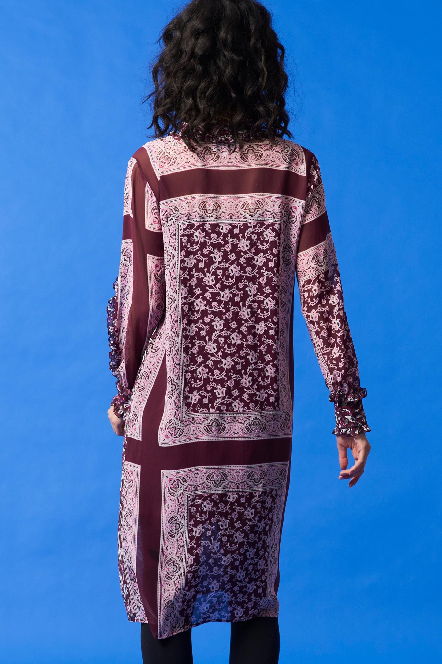 Ilana printed shirt dress