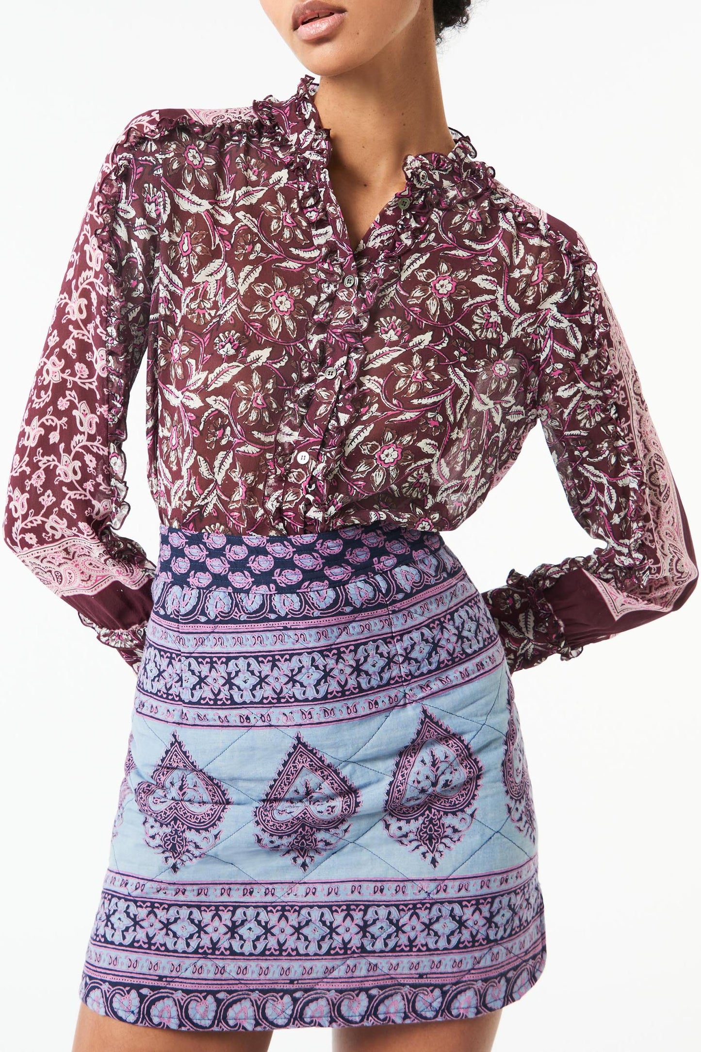 Ilana printed blouse