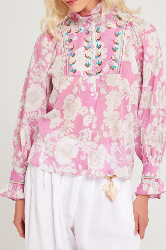 Blusa bordada Peony