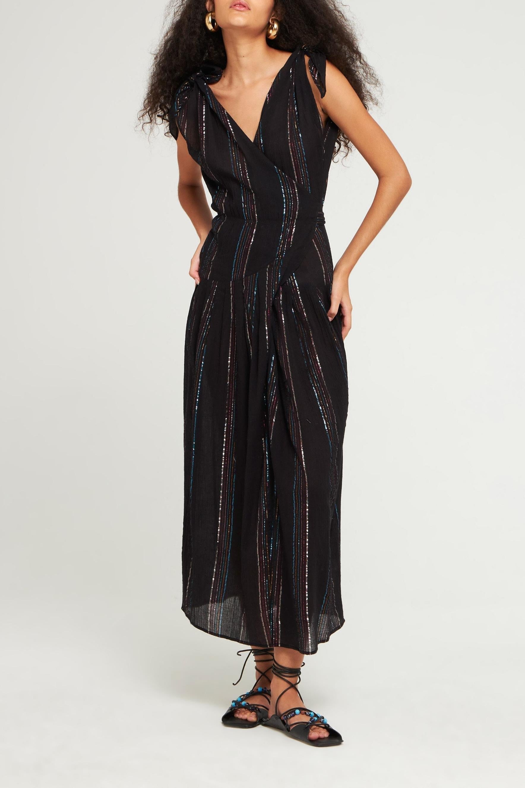 Robe longue Mimi noir