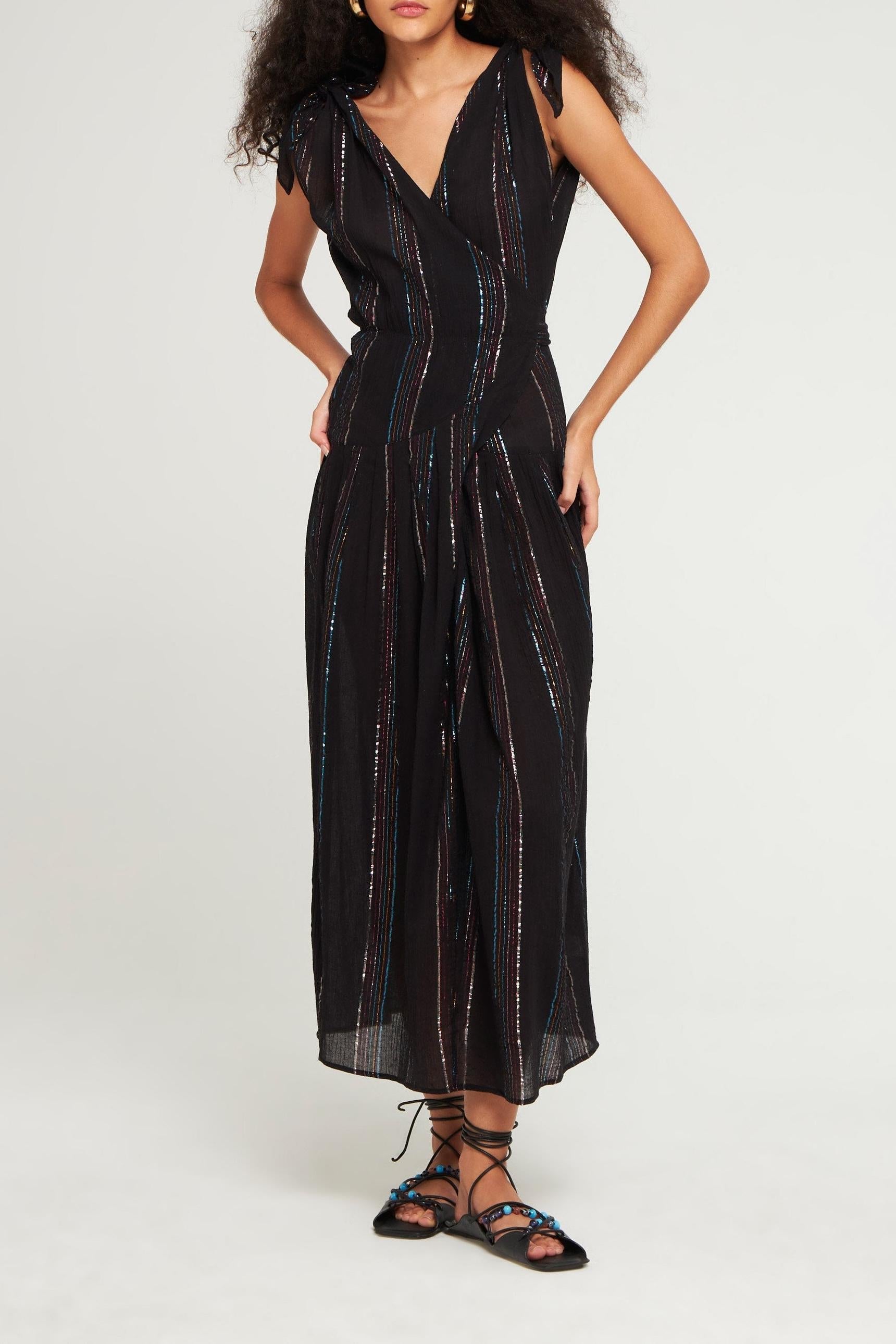 Robe longue Mimi noir