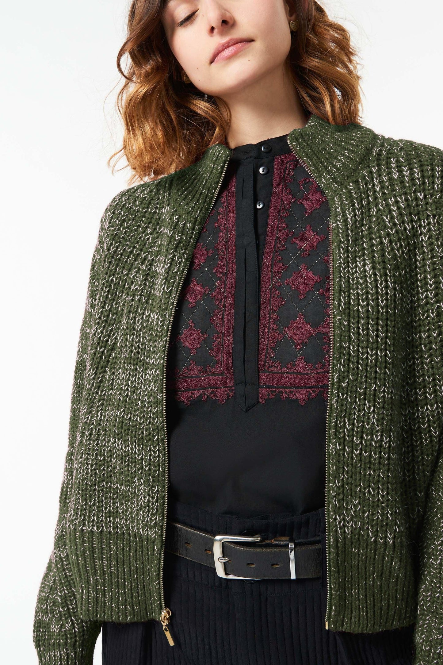 Harry alpaca jacket - Green