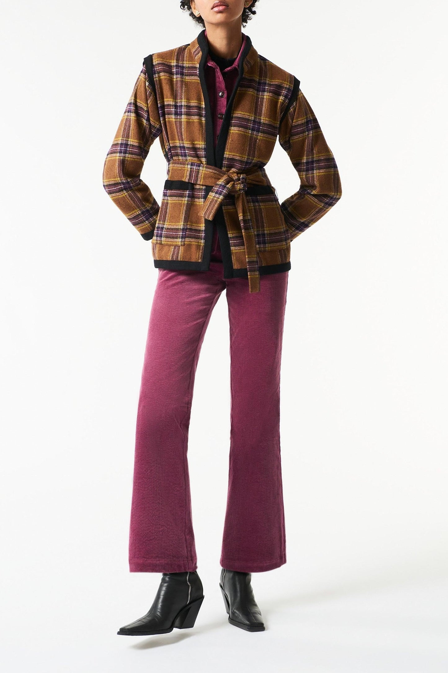 Haro belted jacket - Camel