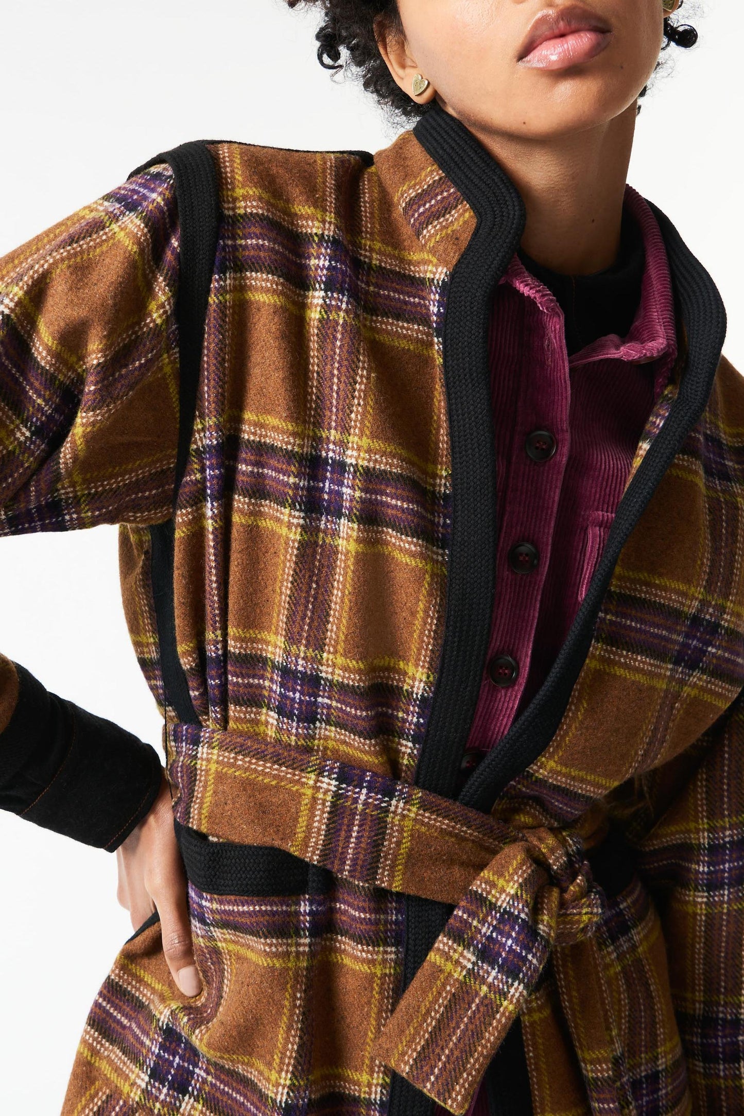 Haro belted jacket - Camel