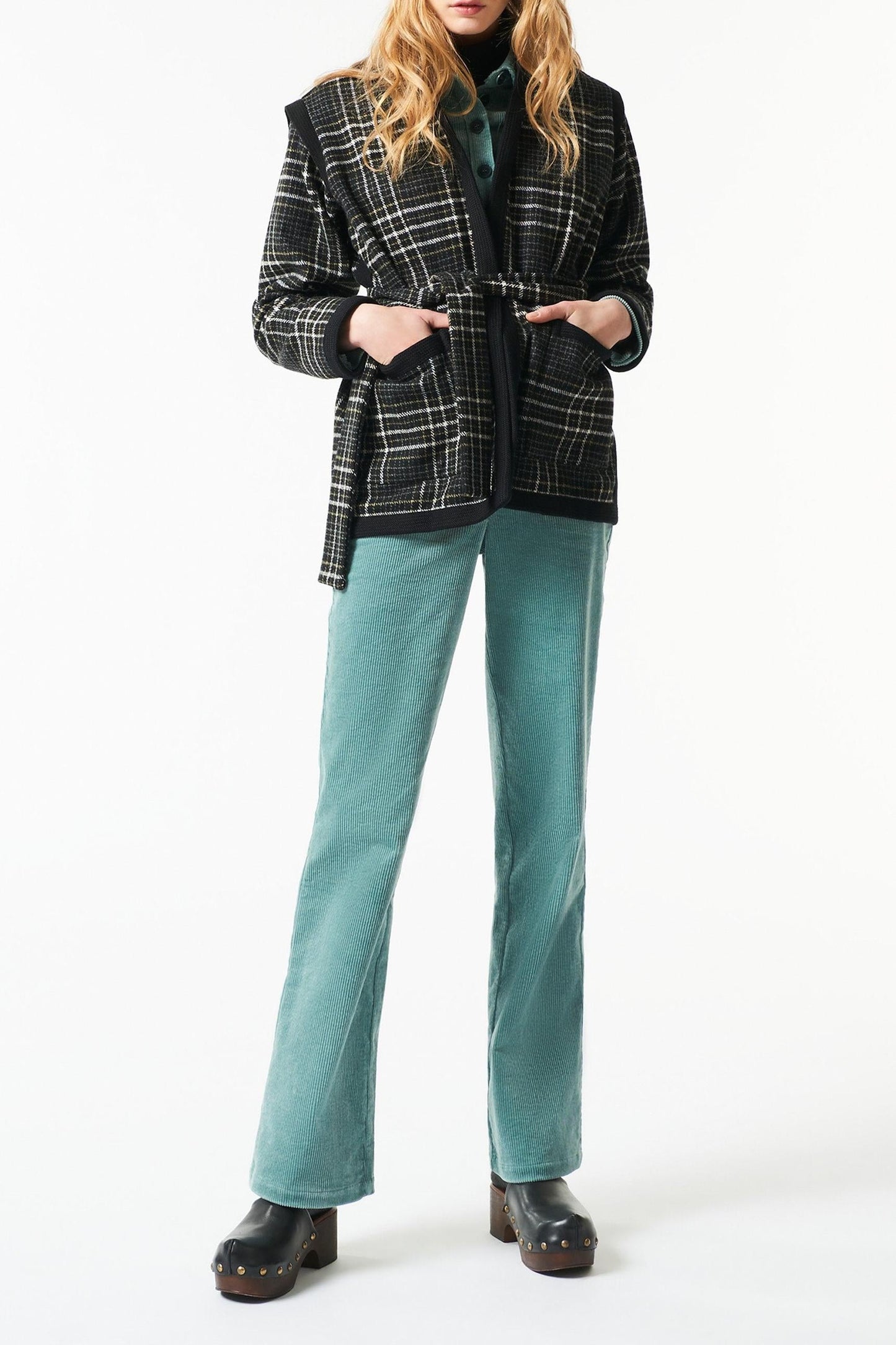 Haro belted jacket - Black
