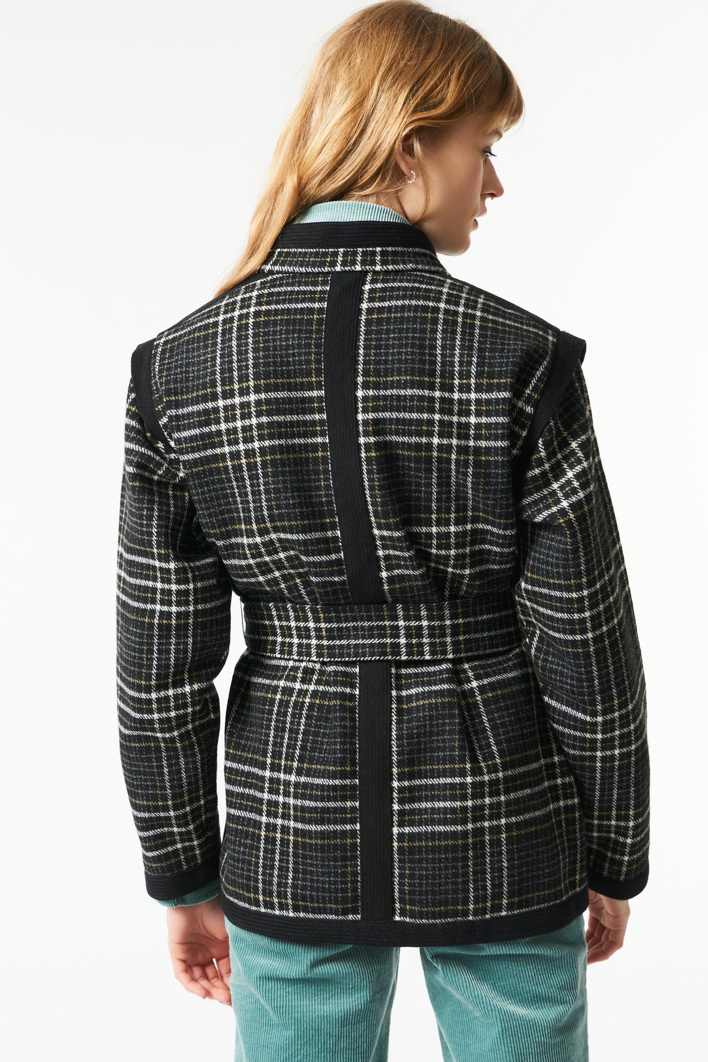 Haro belted jacket - Black