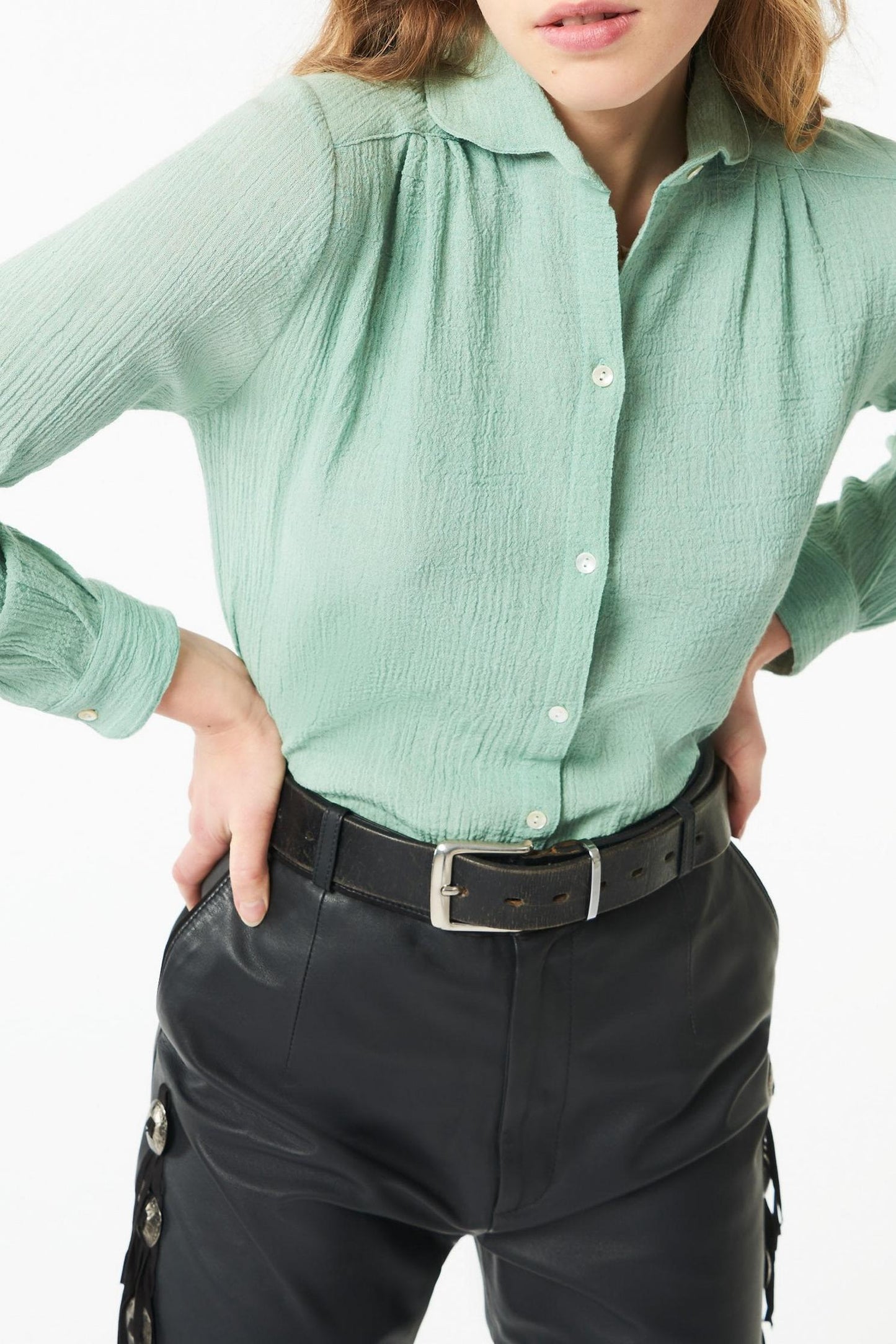Gabrielle shirt - Green