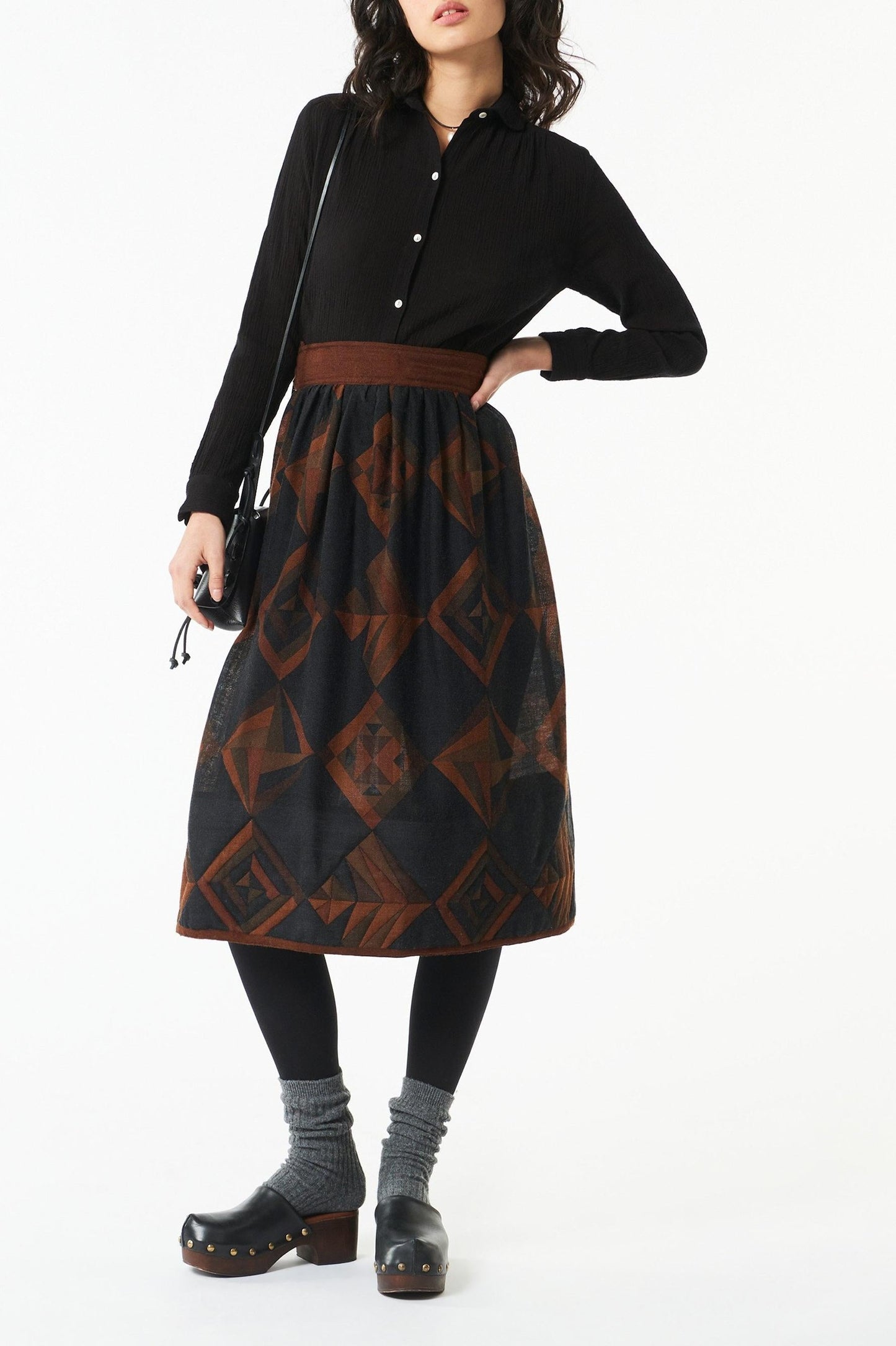 Gabrielle shirt - Black