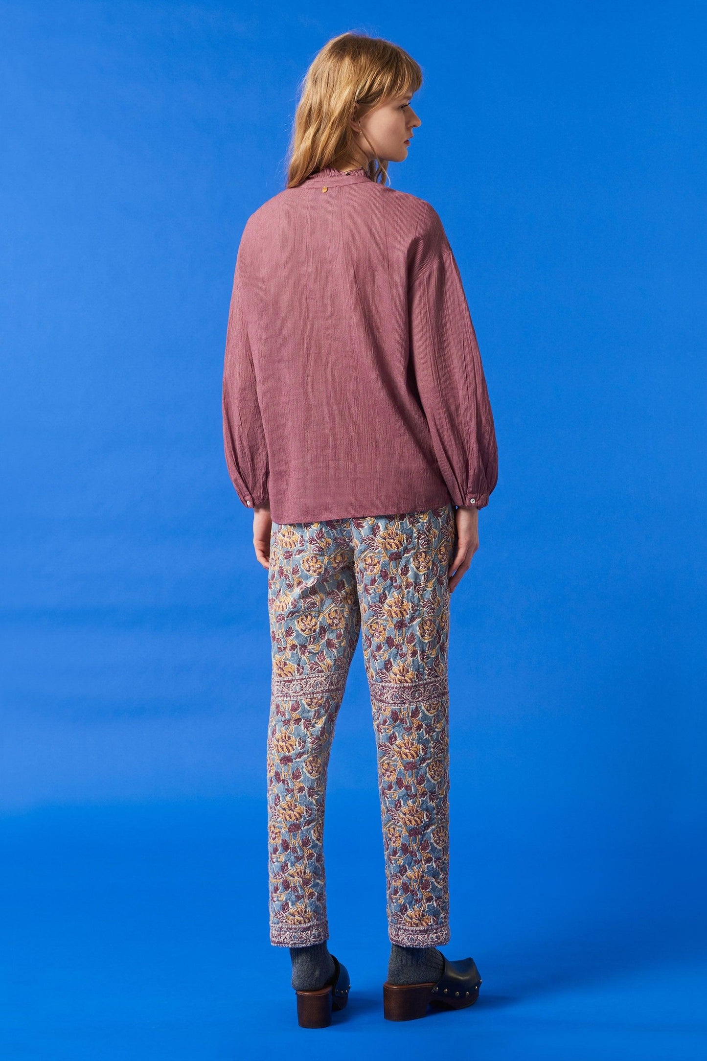Eugenie blouse - Old pink