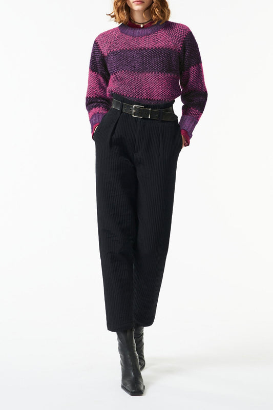 Arturo alpaca sweater - Purple