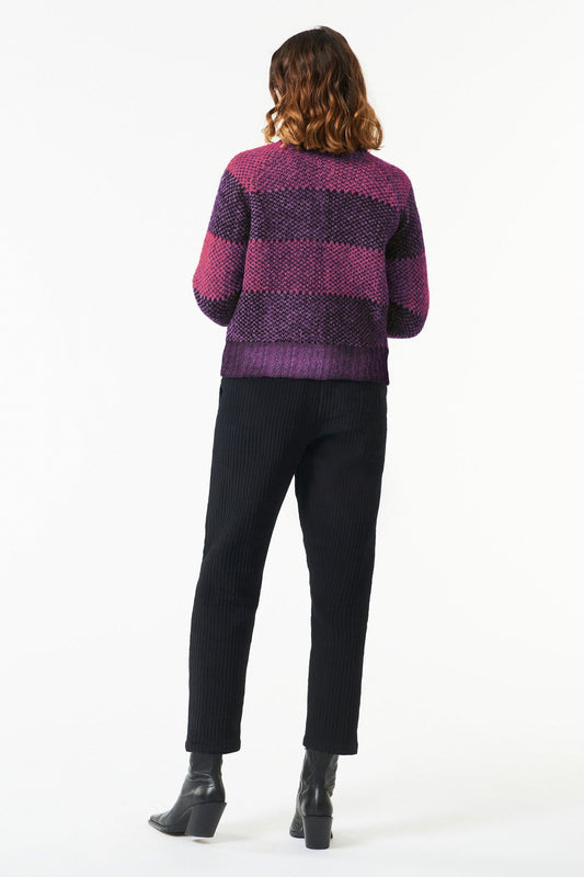 Arturo alpaca sweater - Purple