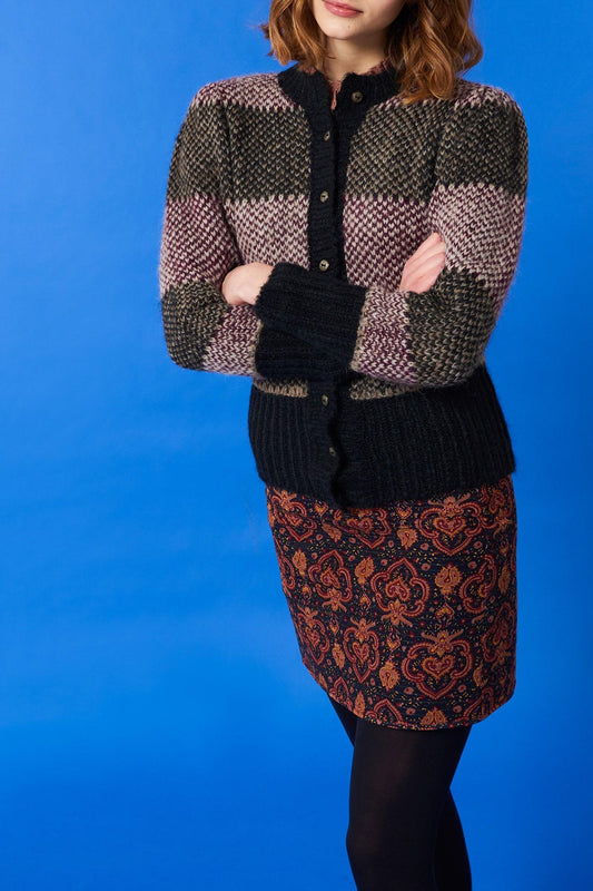 Arturo alpaca cardigan - Grey