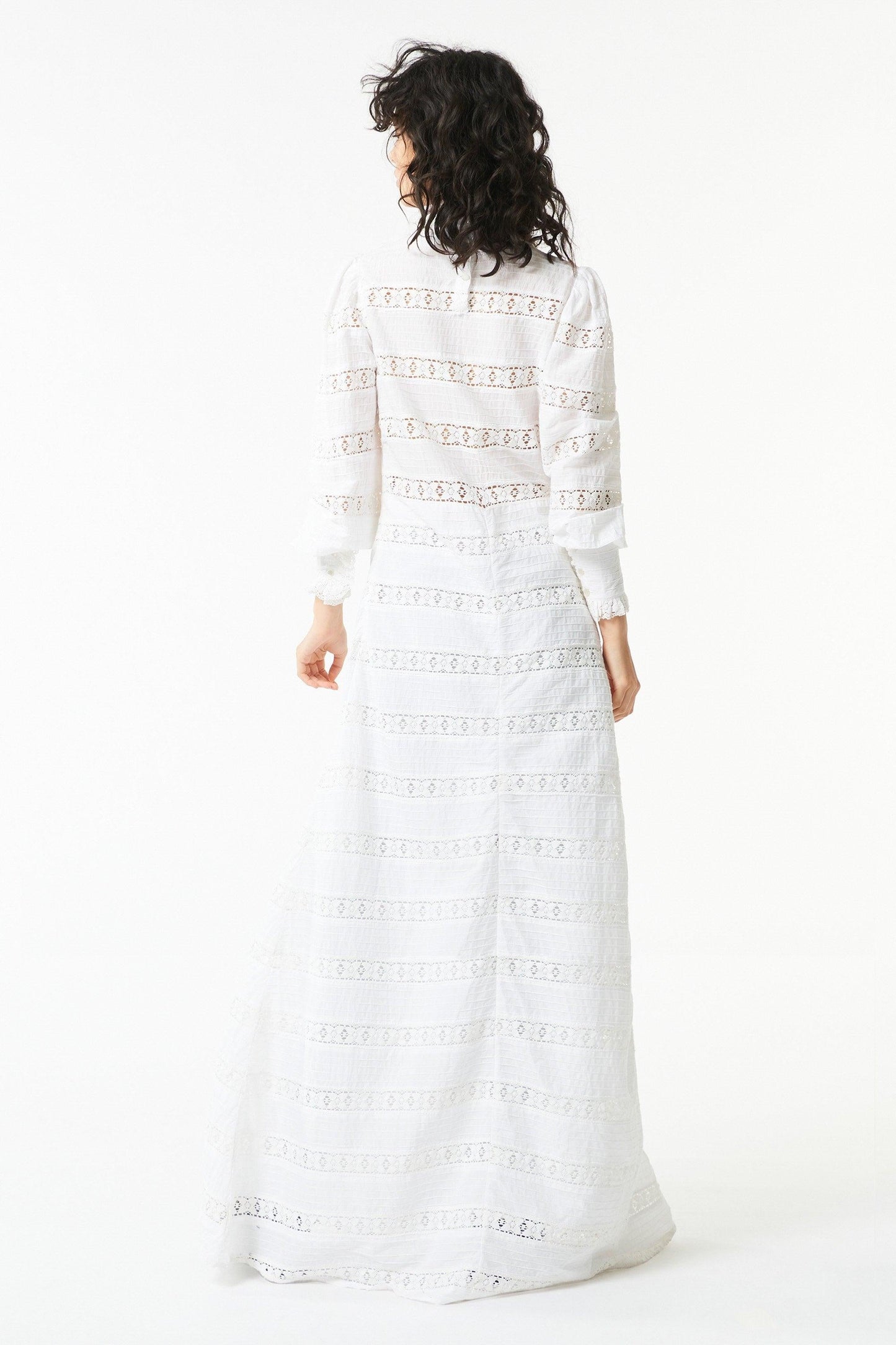 Armande long lace dress