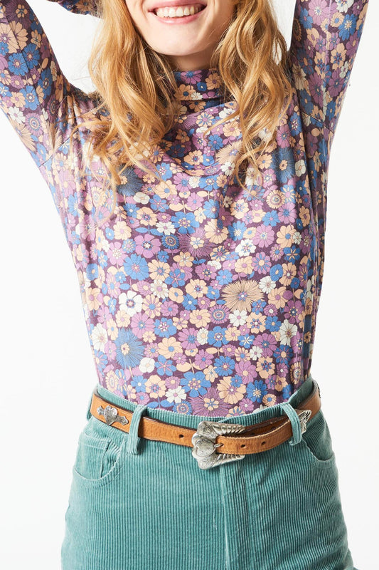 Antony printed turtleneck - Purple