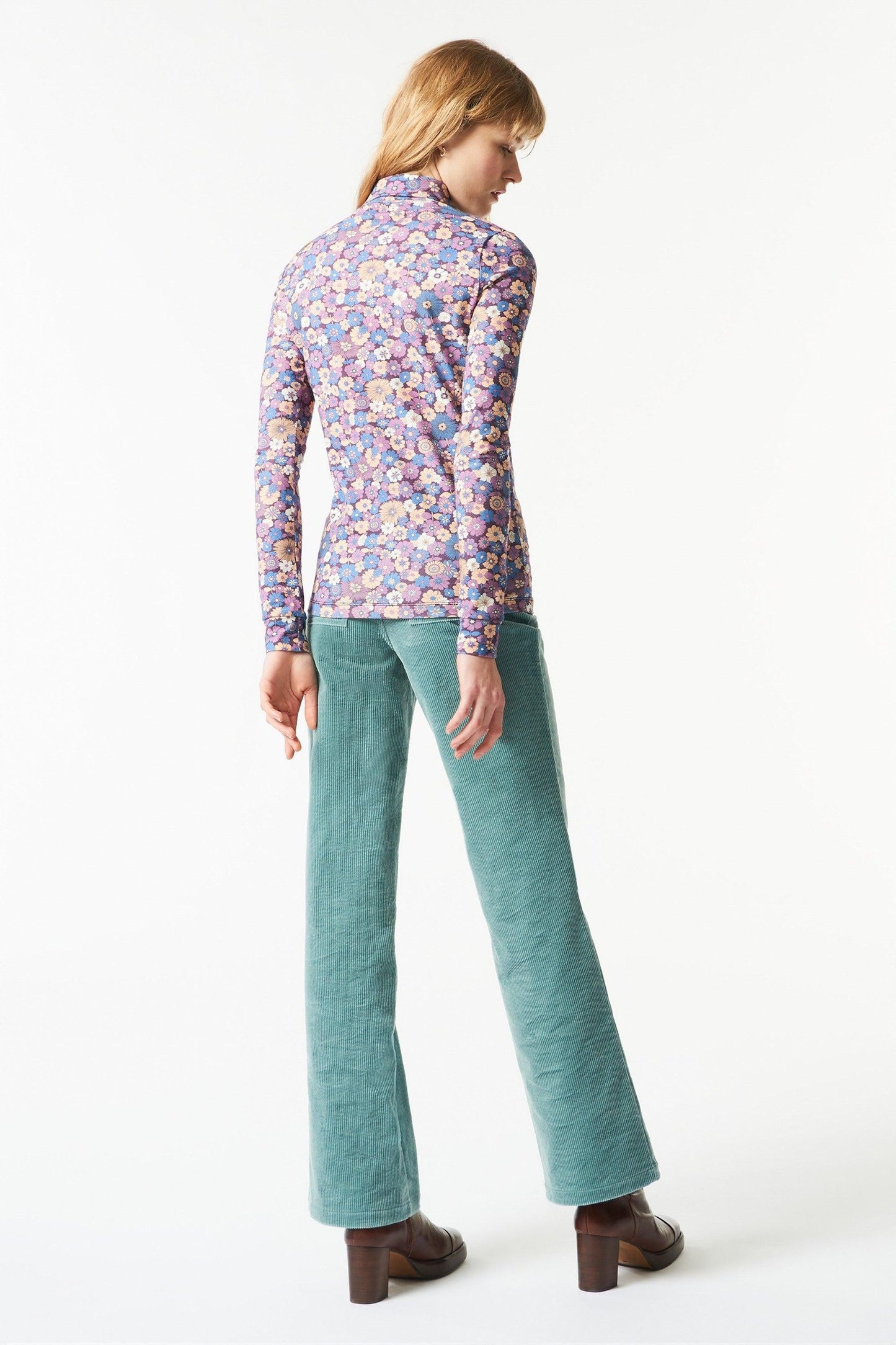 Antony printed turtleneck - Purple