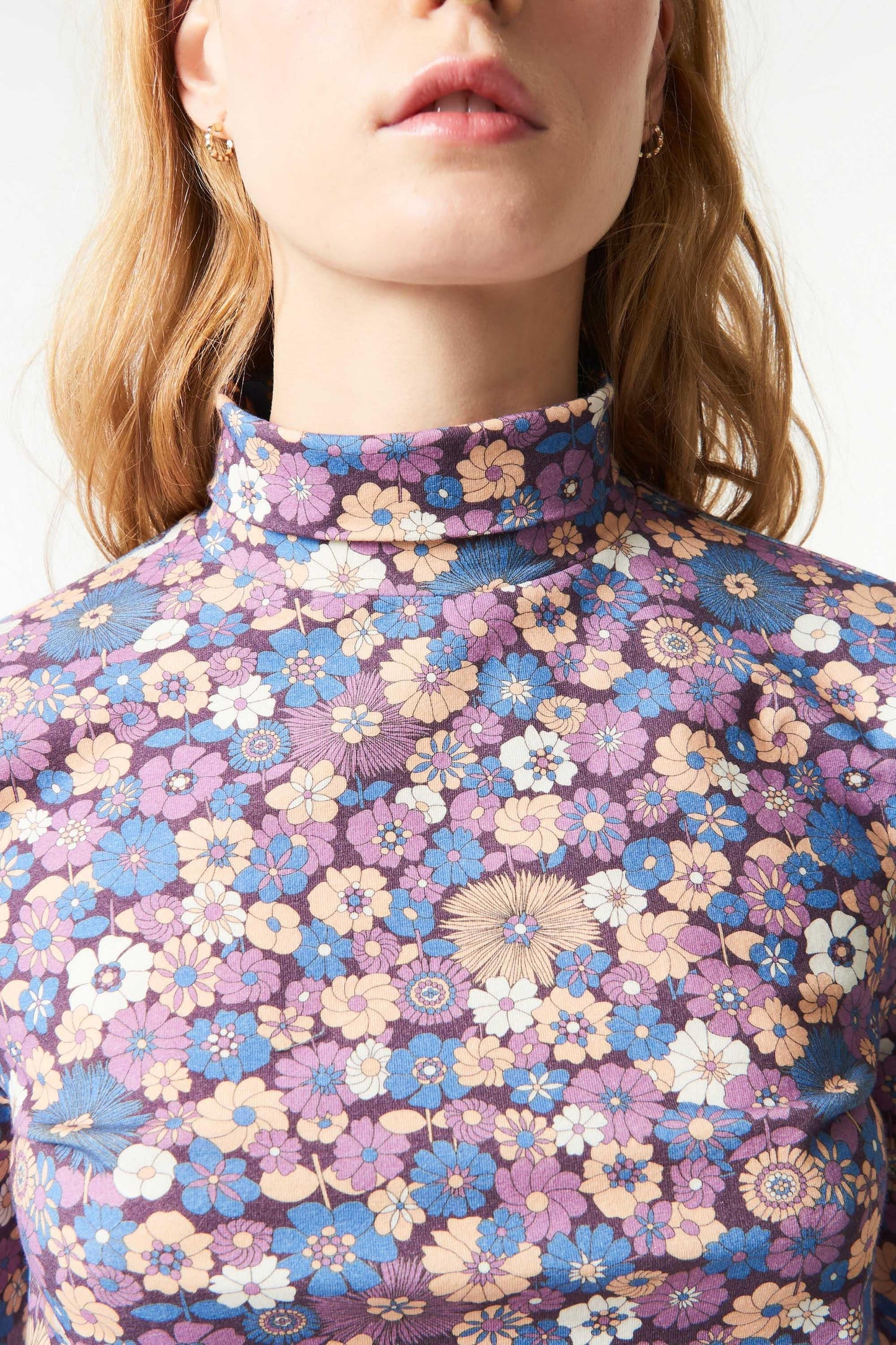 Antony printed turtleneck - Purple