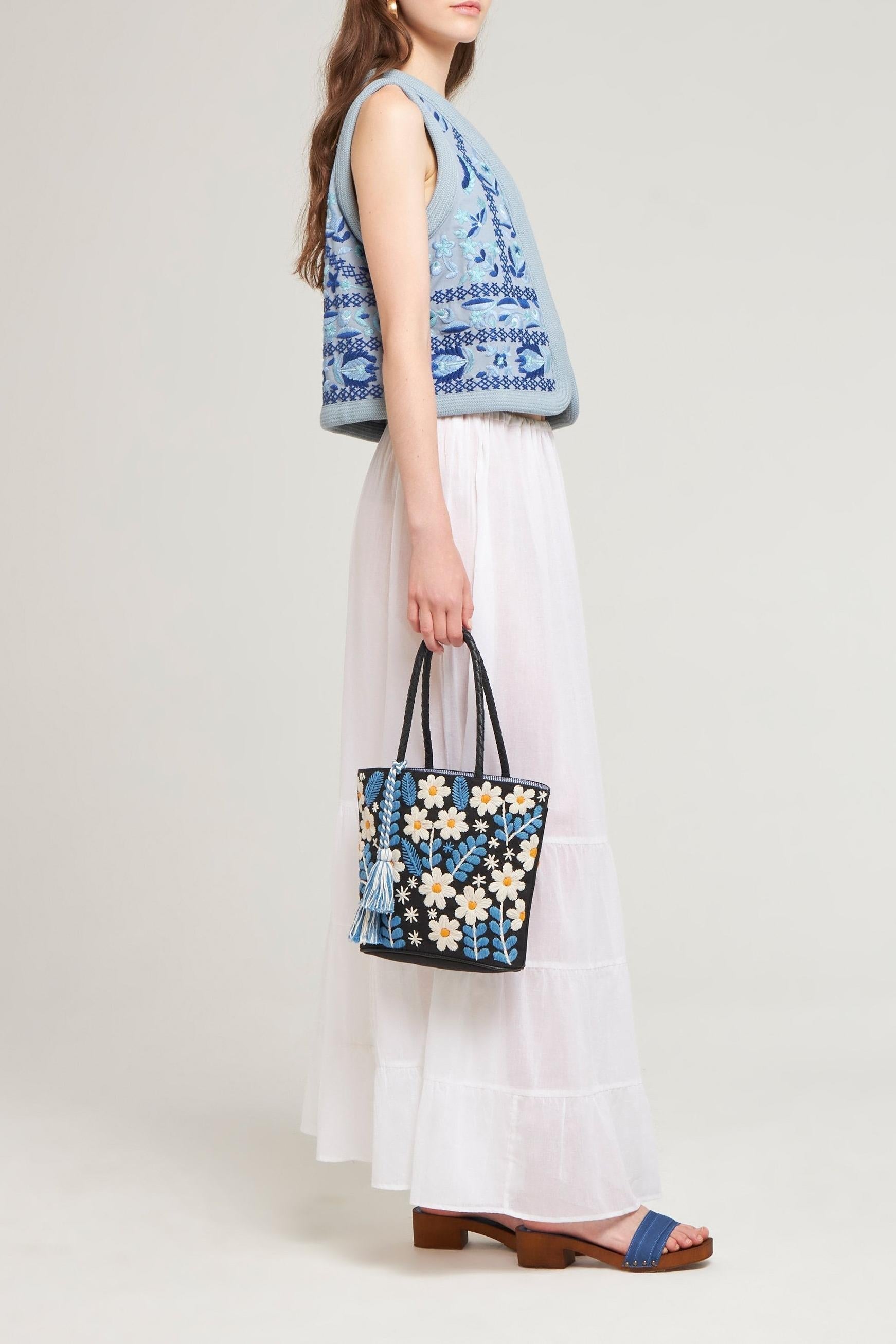Sac brodé Lisa multicolore