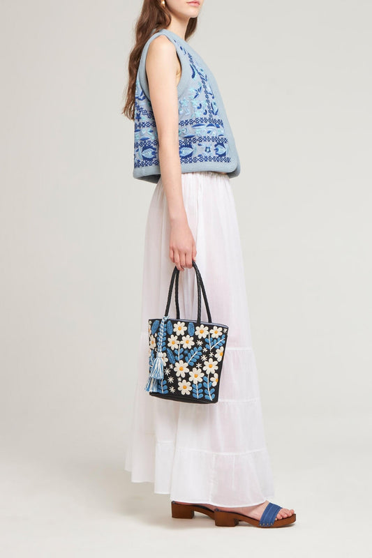 Sac brodé Lisa multicolore