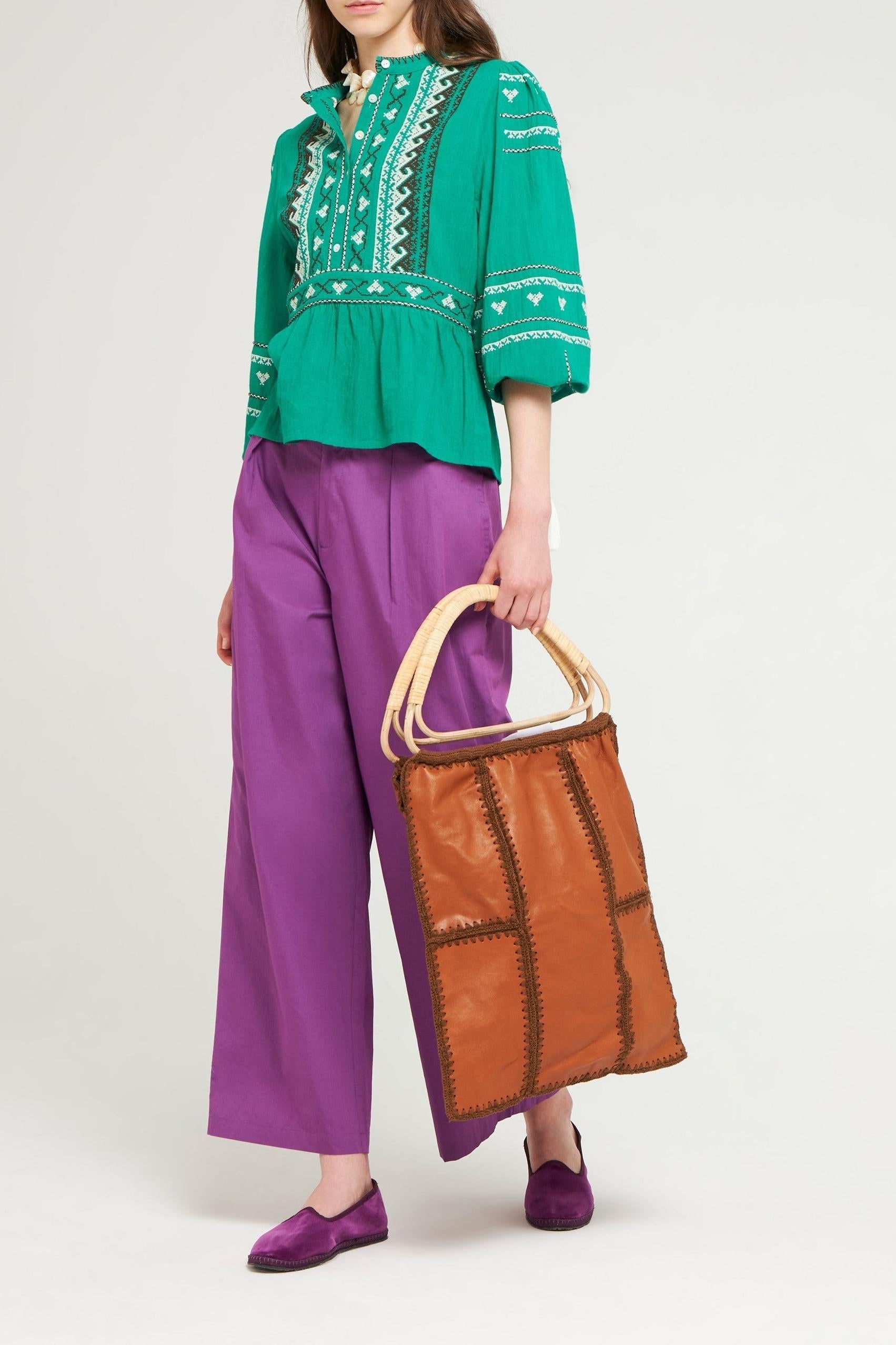 Blouse brodée Lima