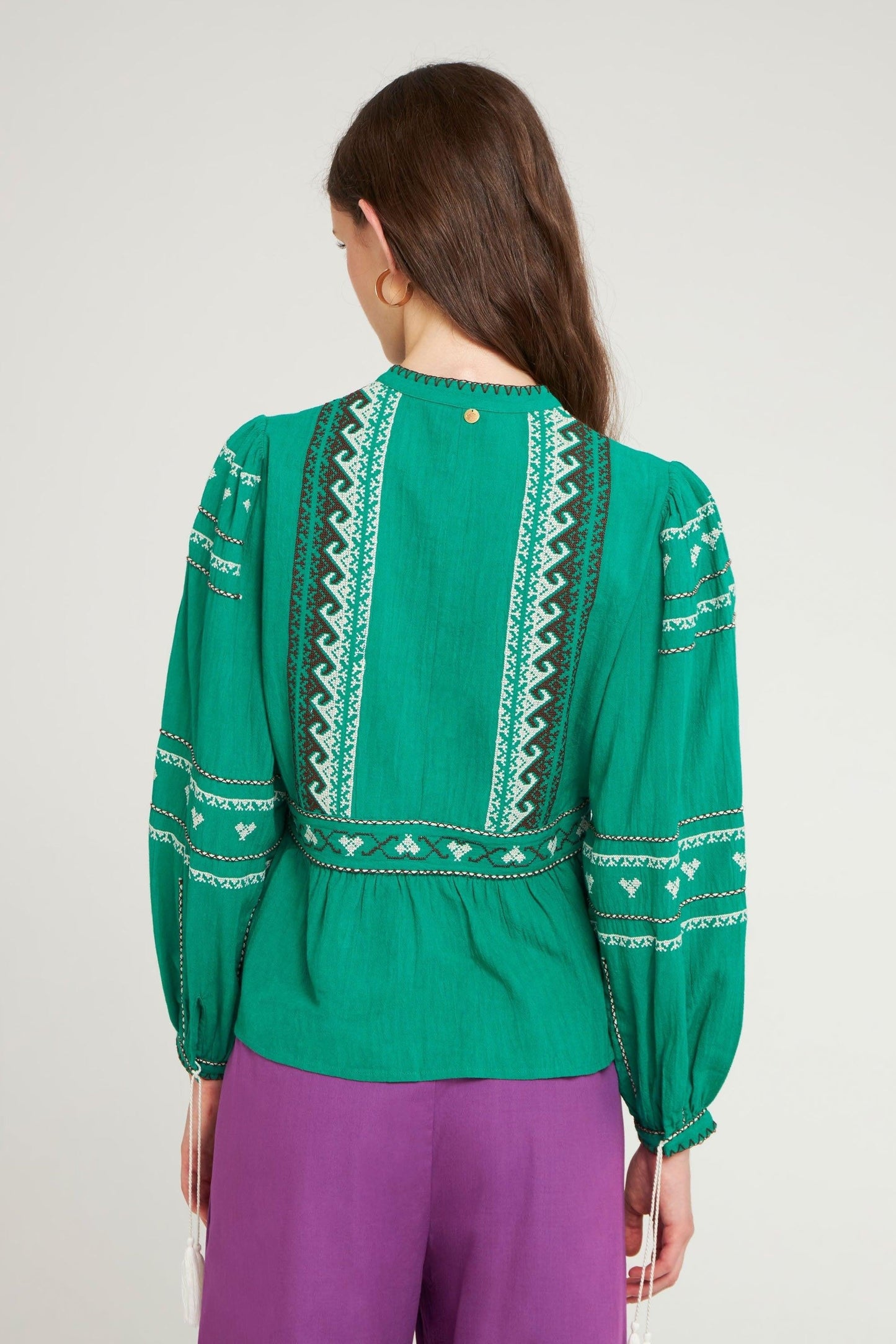 Blouse brodée Lima