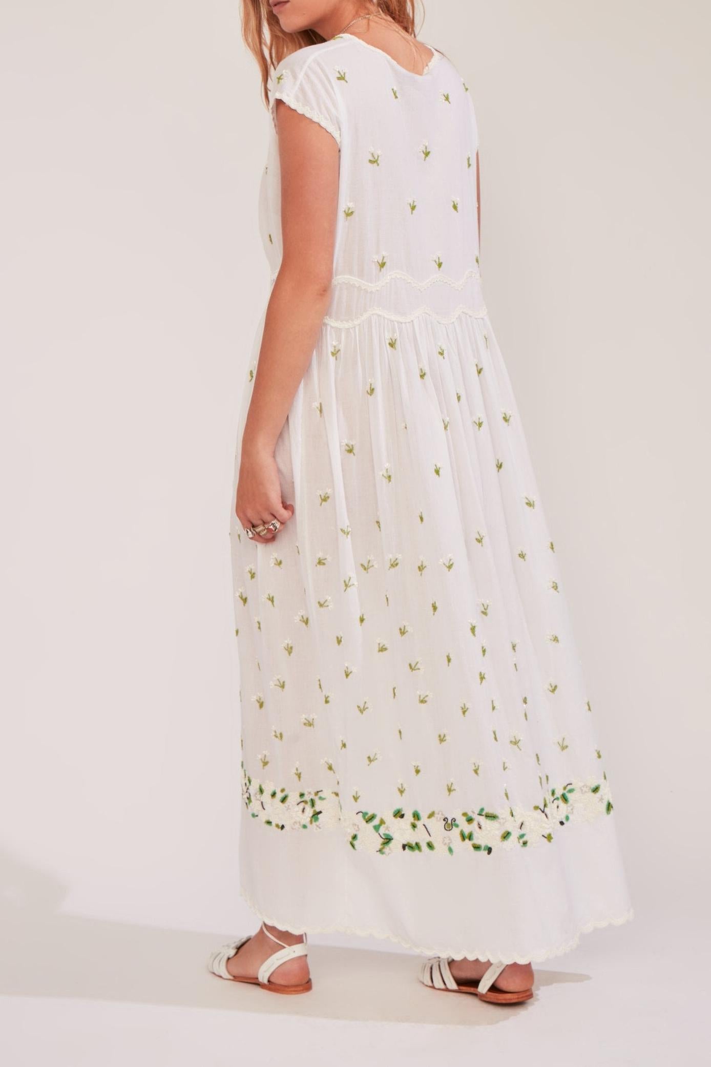 Muset Embroidered Long Dress