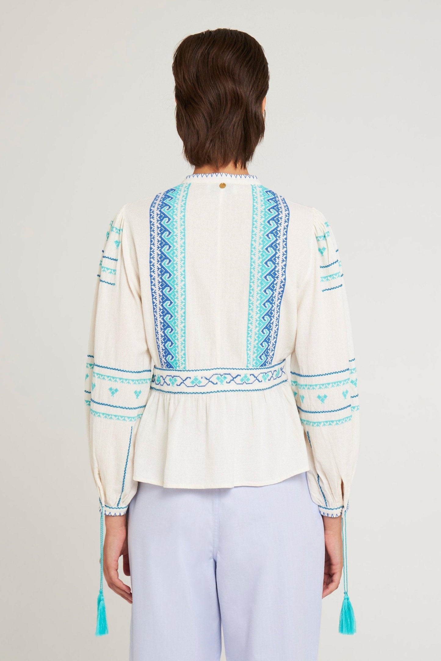 Blouse brodée Lima