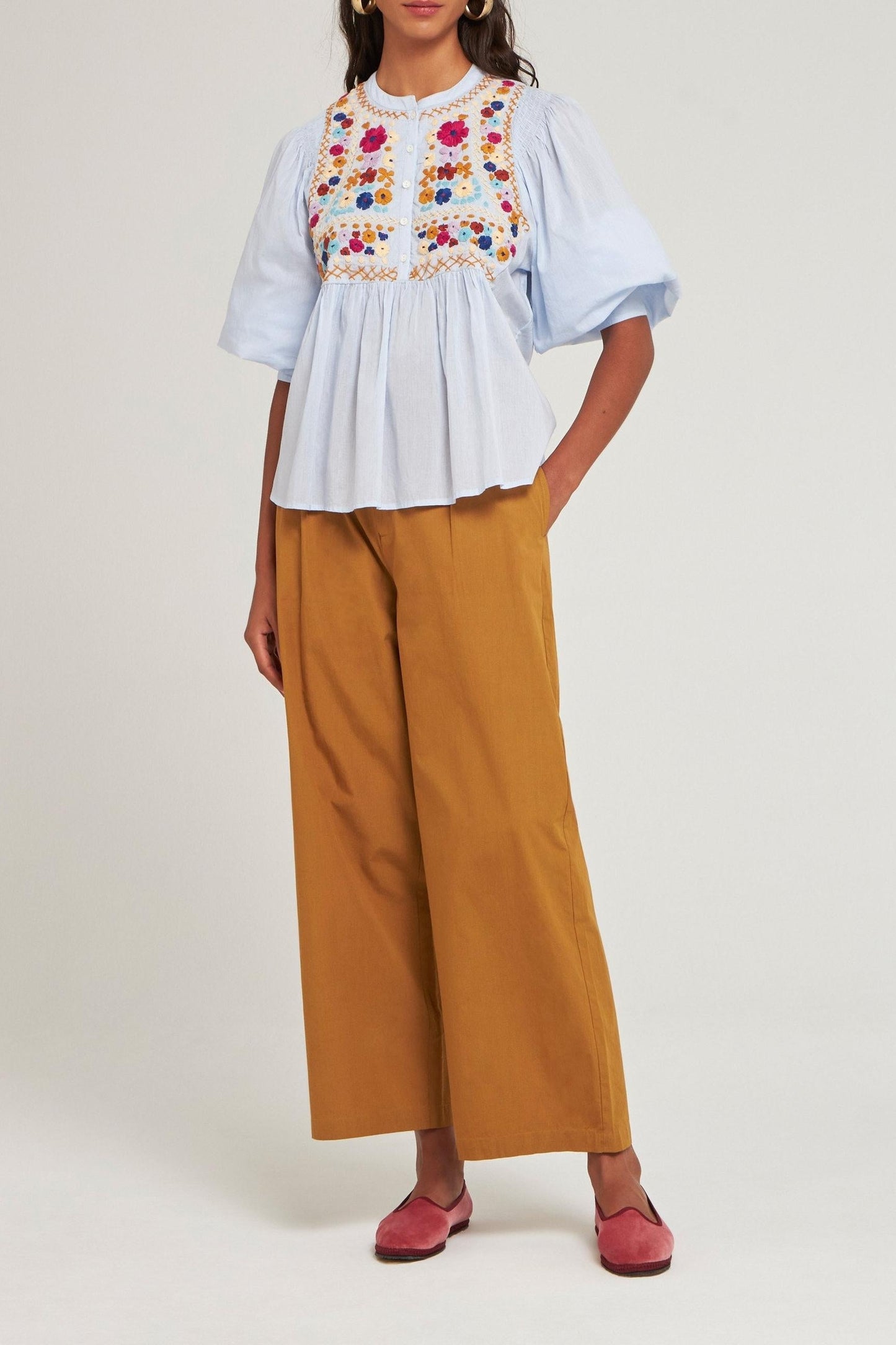 Blouse brodée Leny