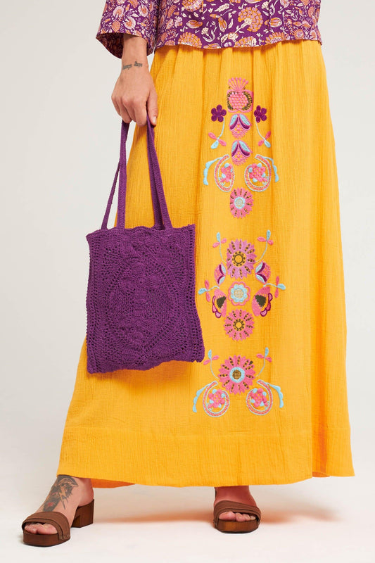 Tote bag crochet Lacy