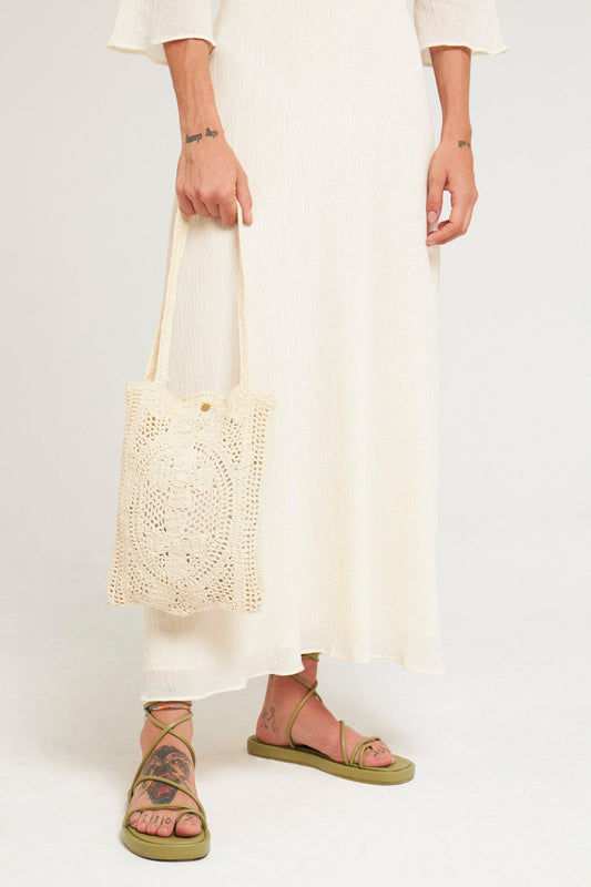 Tote bag crochet Lacy