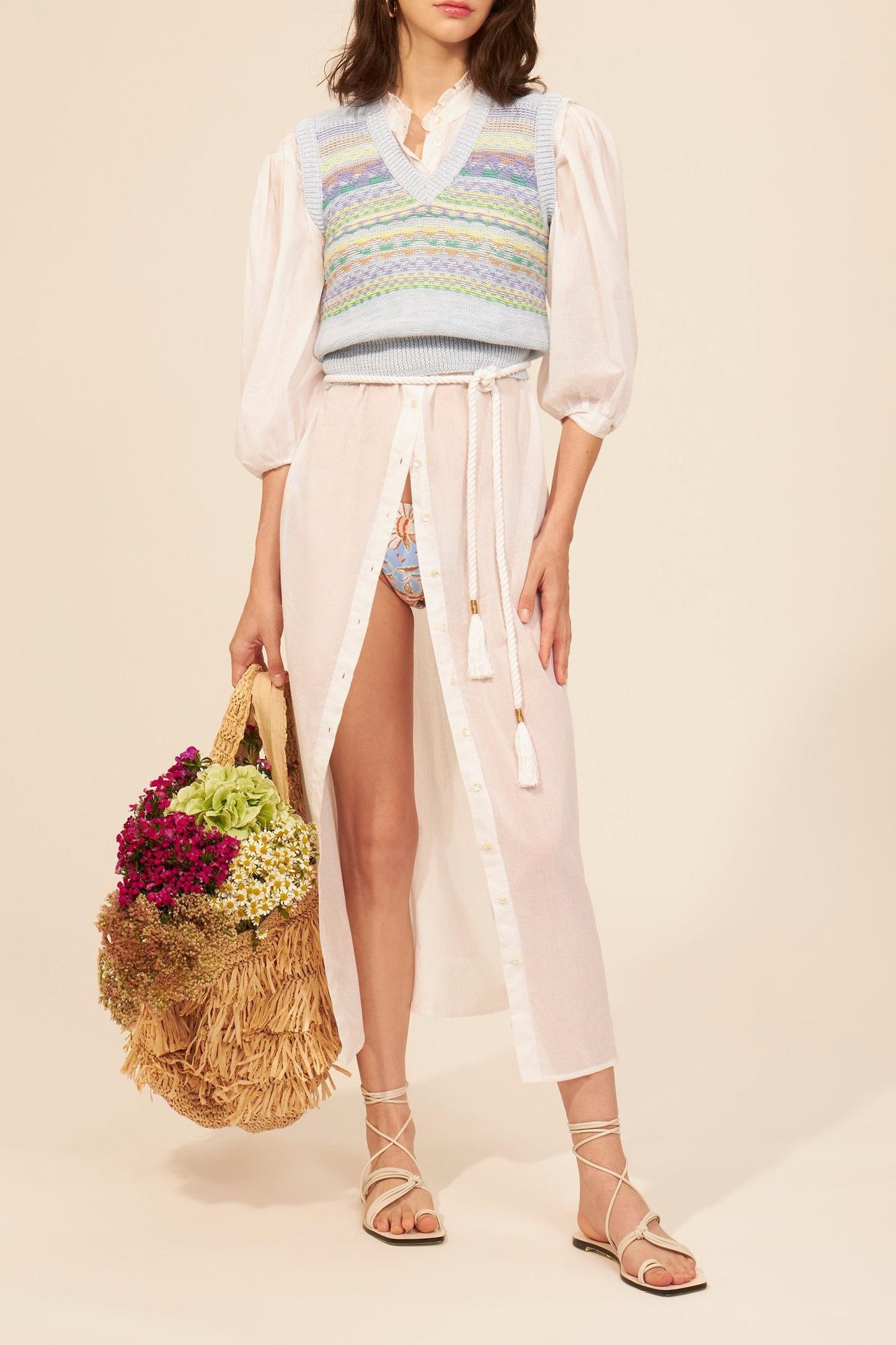 Vestido camisero fluido Oggy