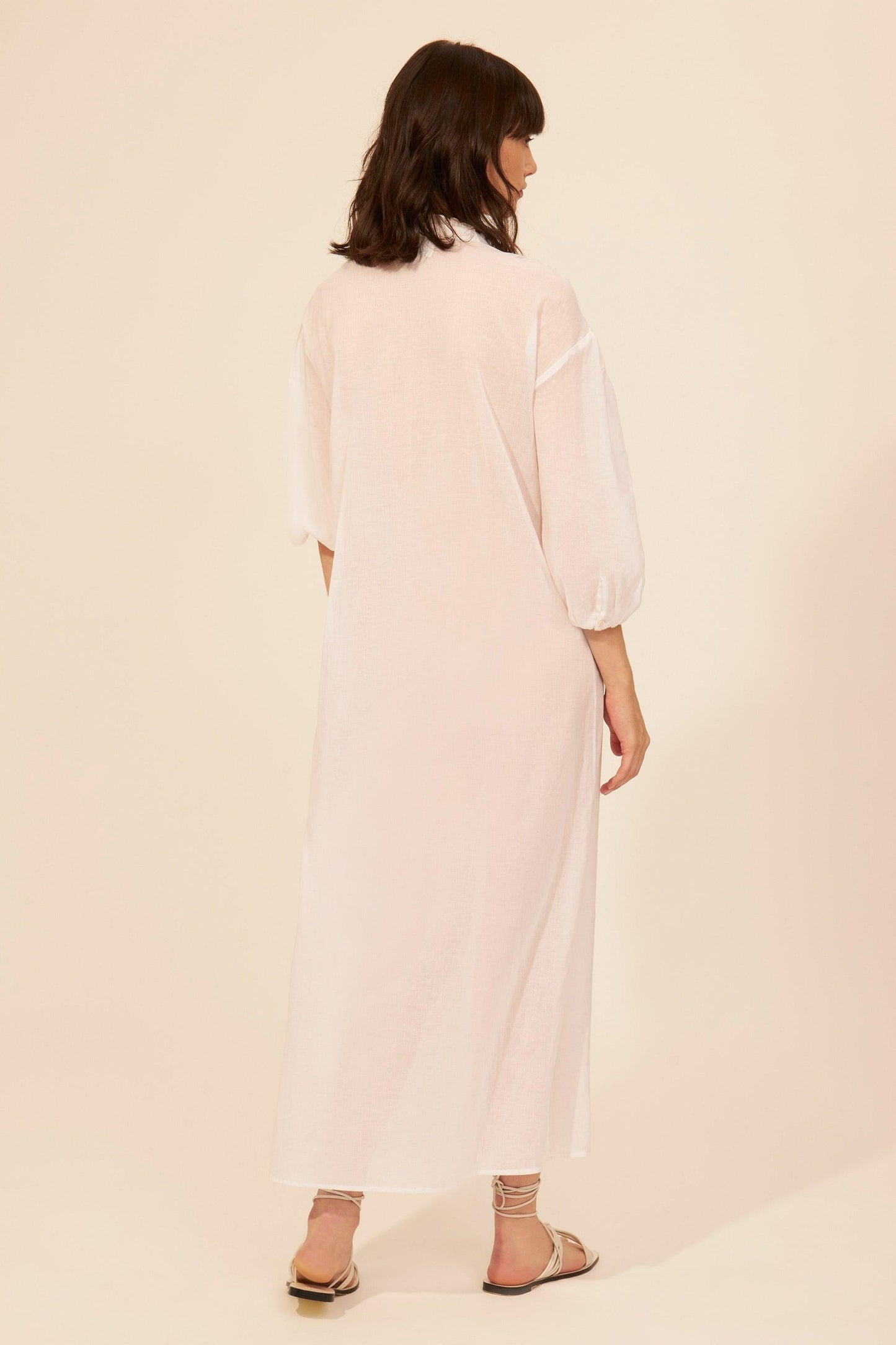 Vestido camisero fluido Oggy