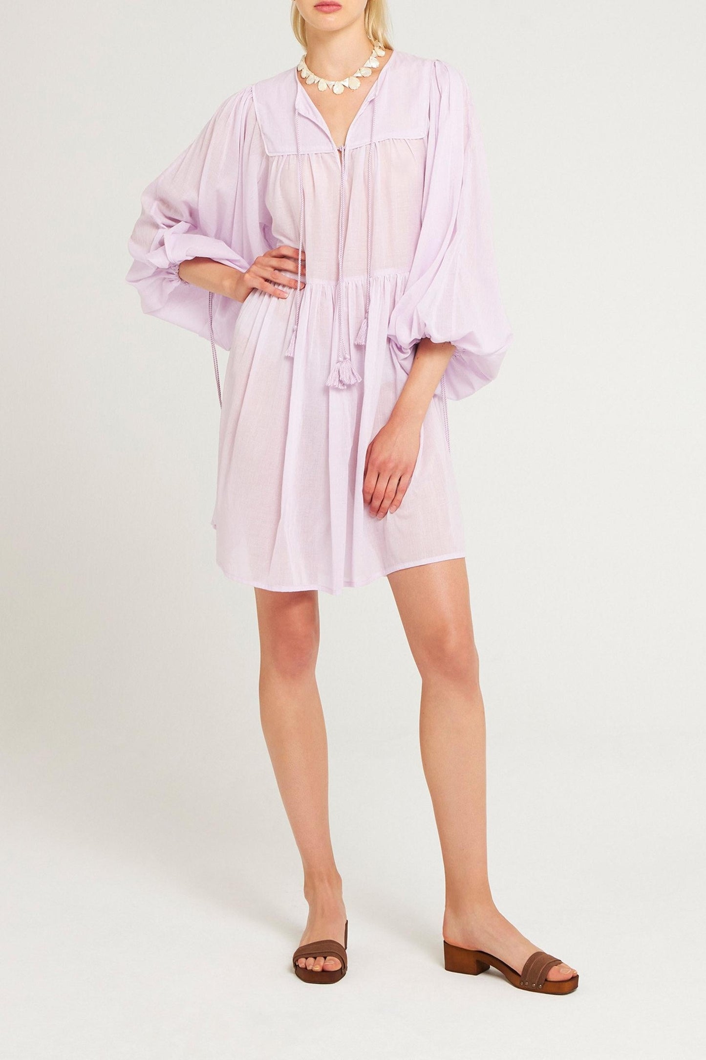 Robe mini Hita violet clair