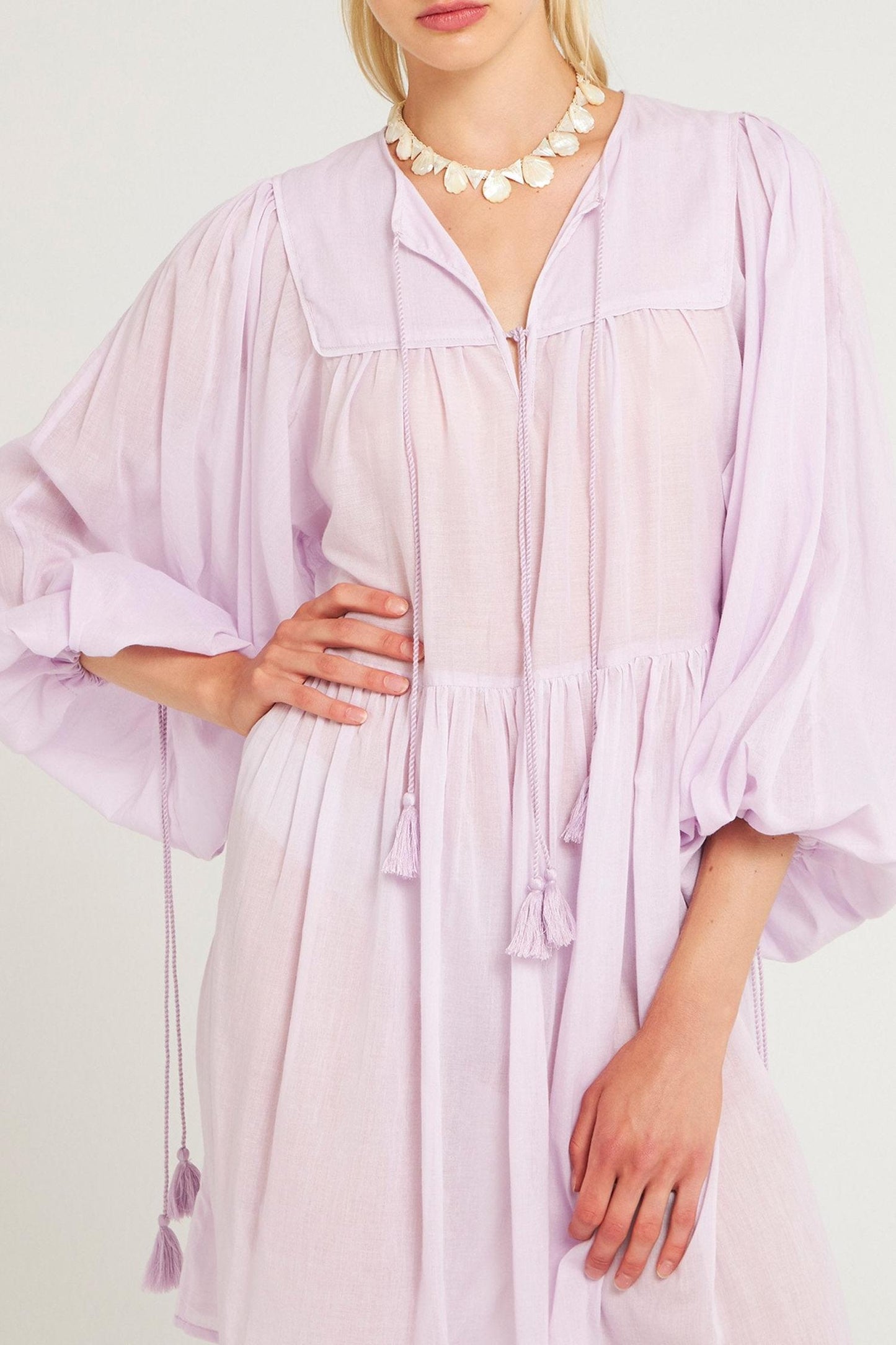 Robe mini Hita violet clair