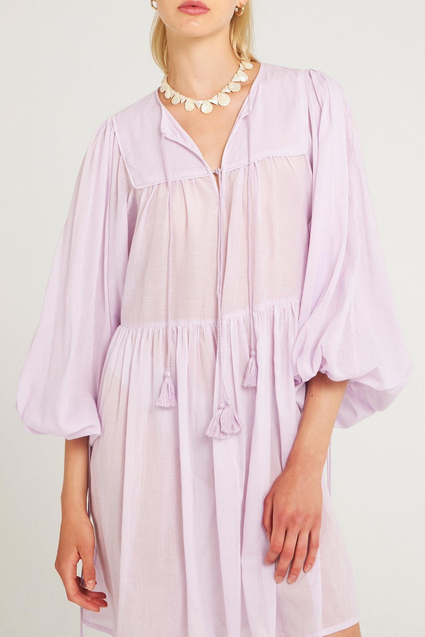 Robe mini Hita violet clair