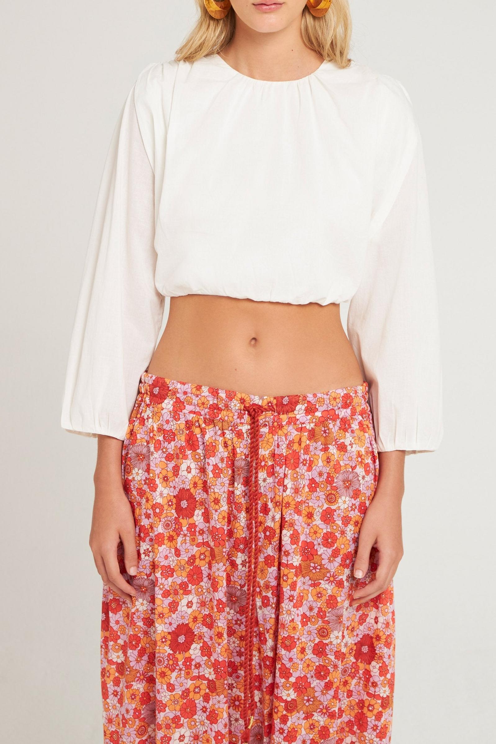 Crop top Hita blanc