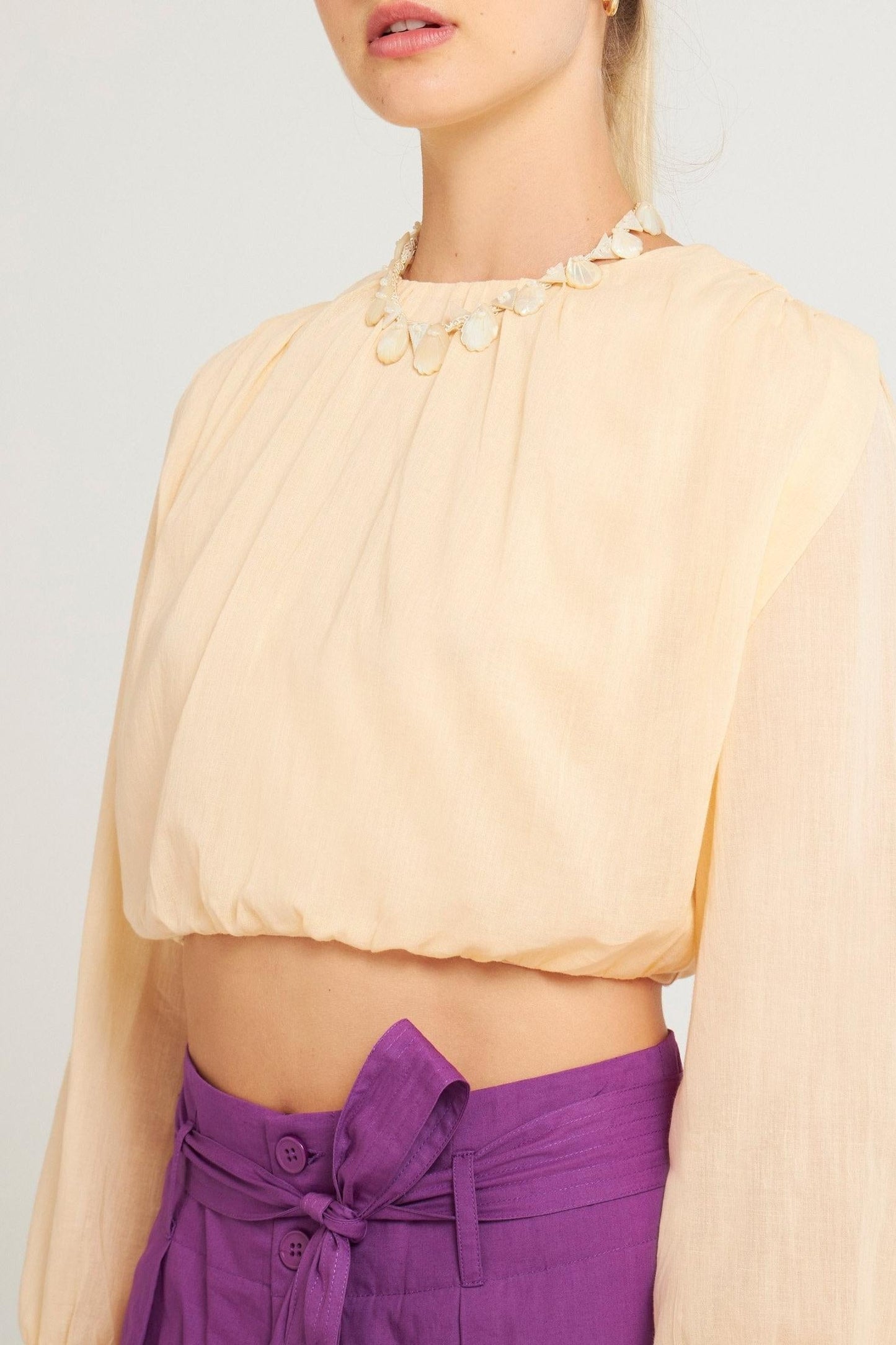 Crop top Hita mangue