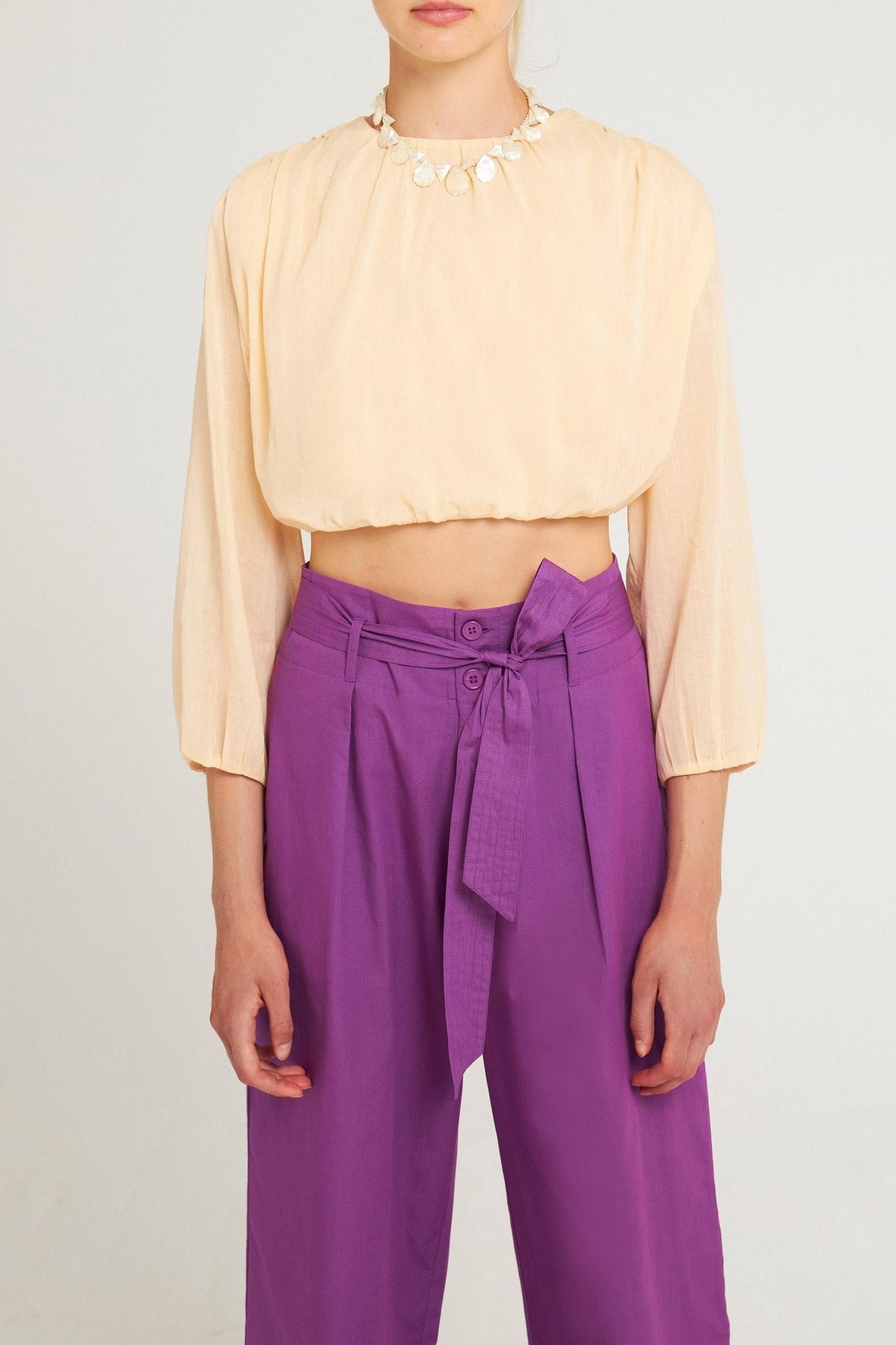 Crop top Hita mangue