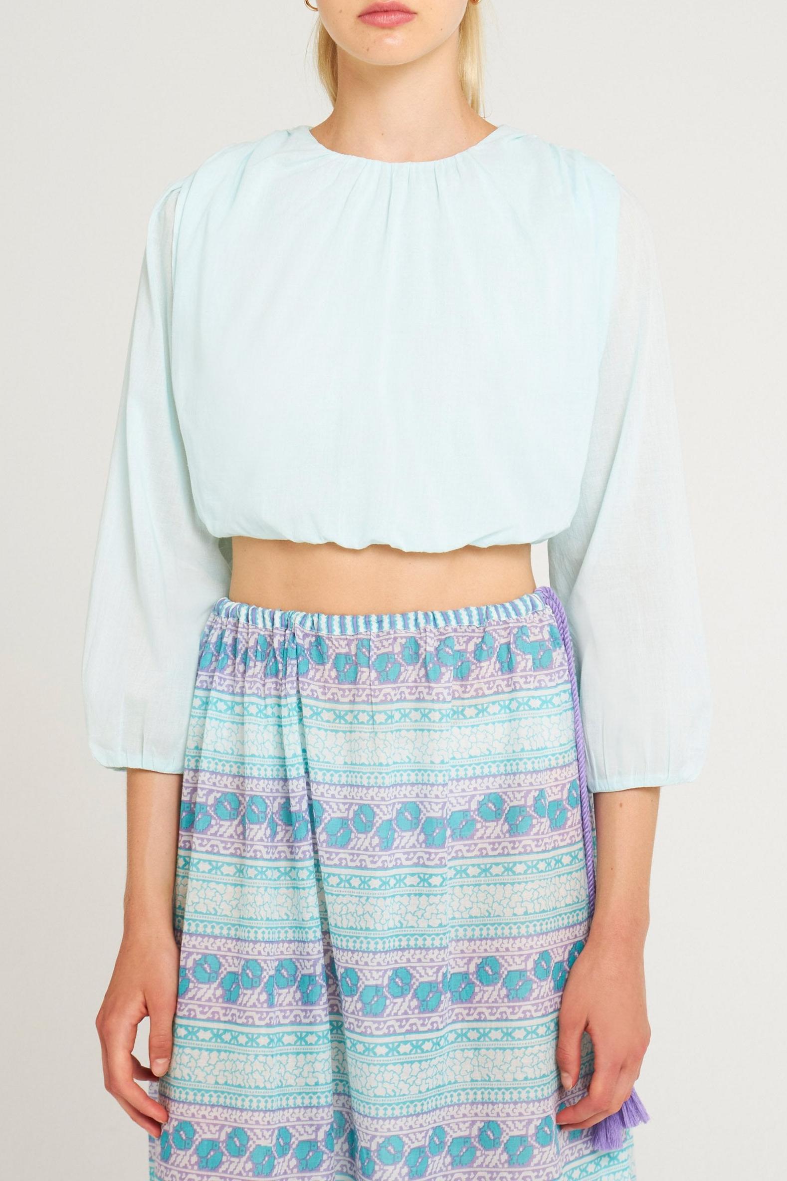 Crop top Hita aqua