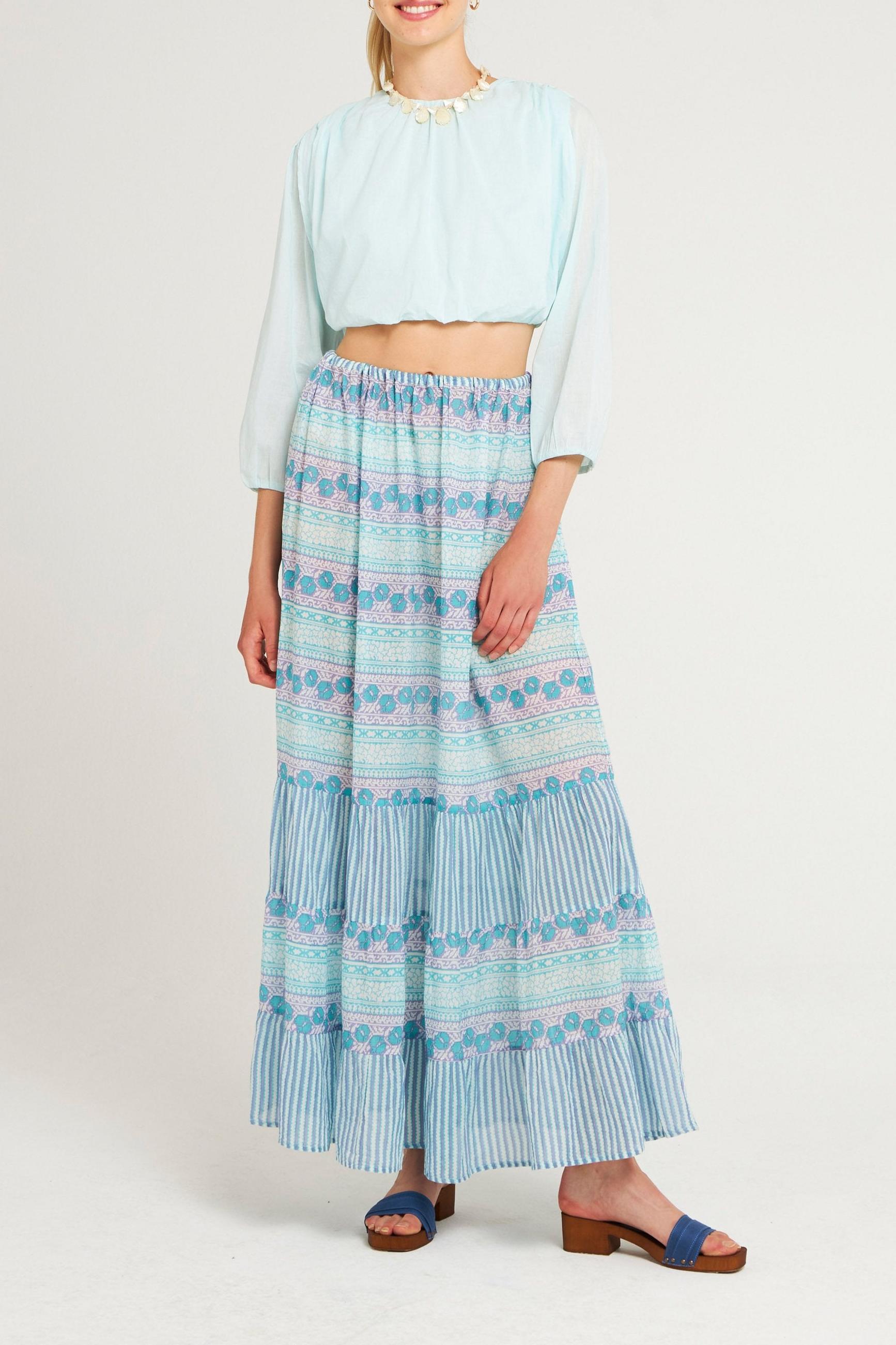Crop top Hita aqua
