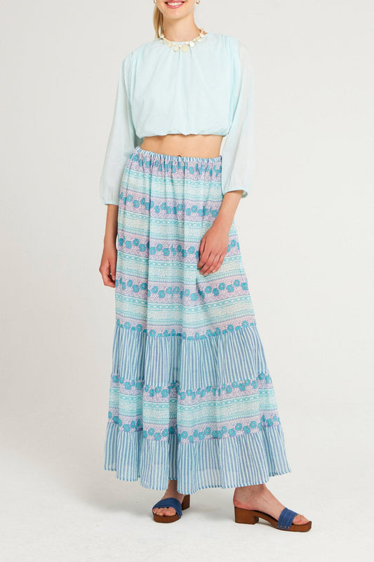 Crop top Hita aqua