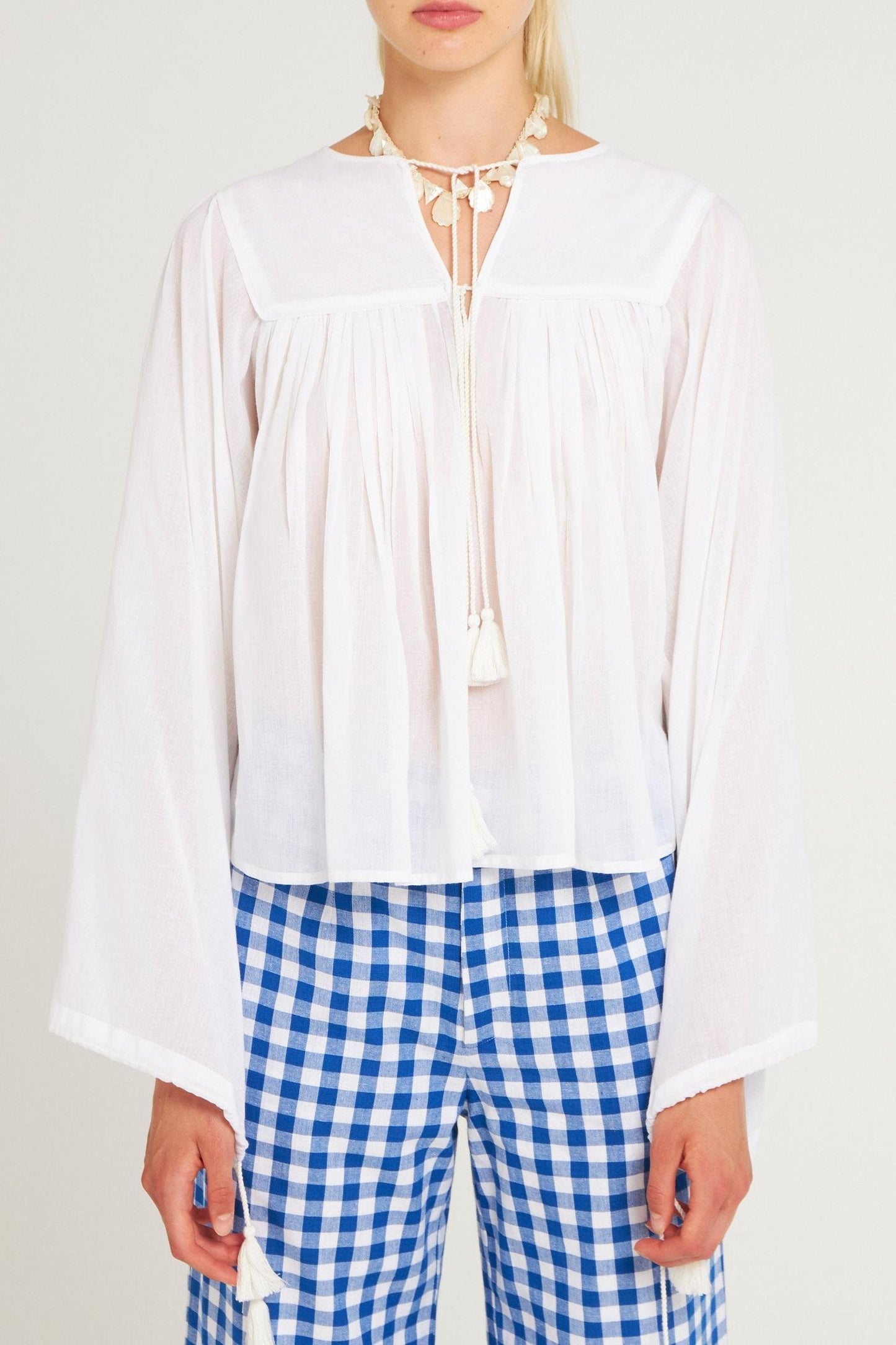 Blouse fluide Hita blanc