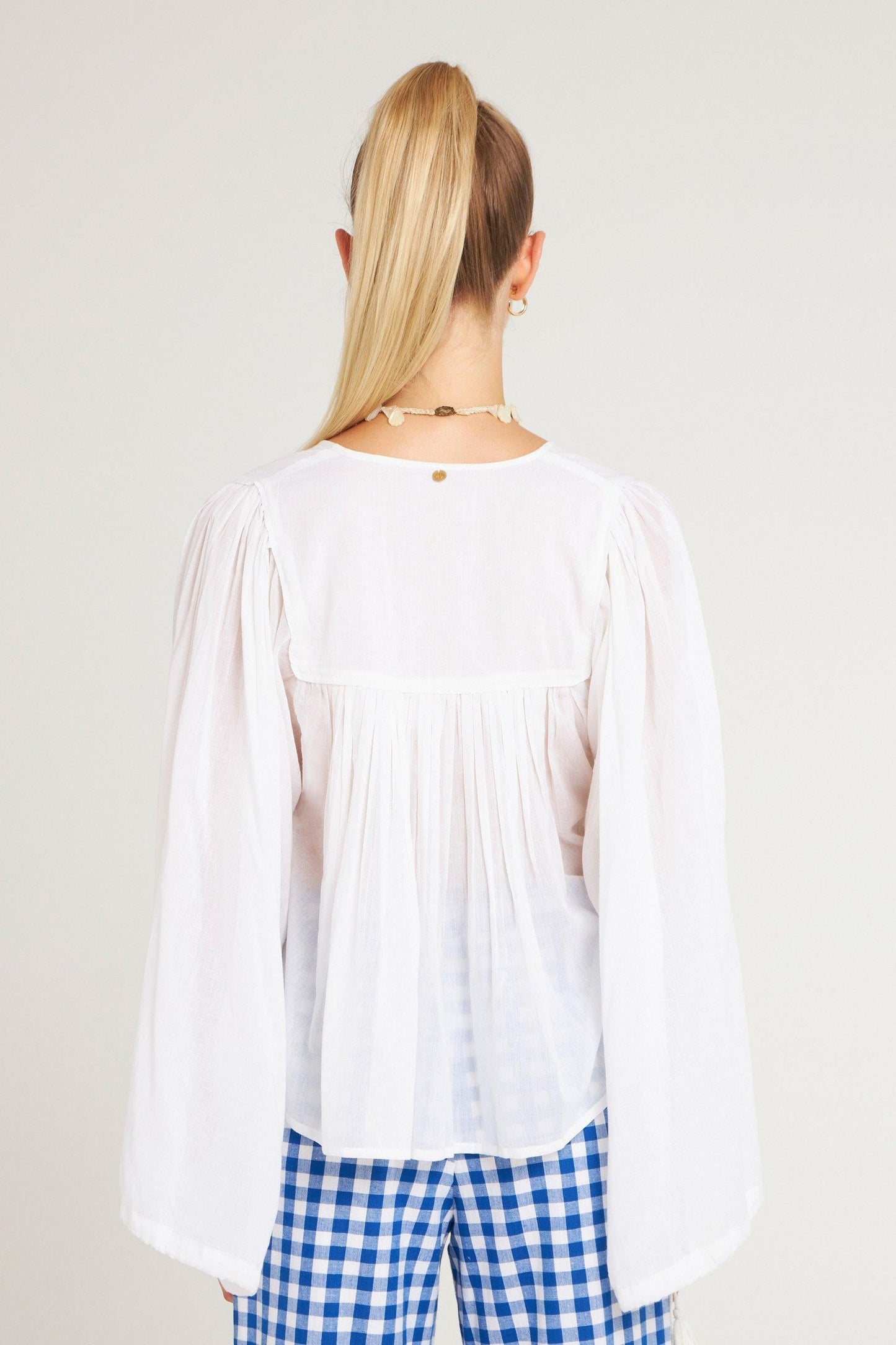 Blouse fluide Hita blanc