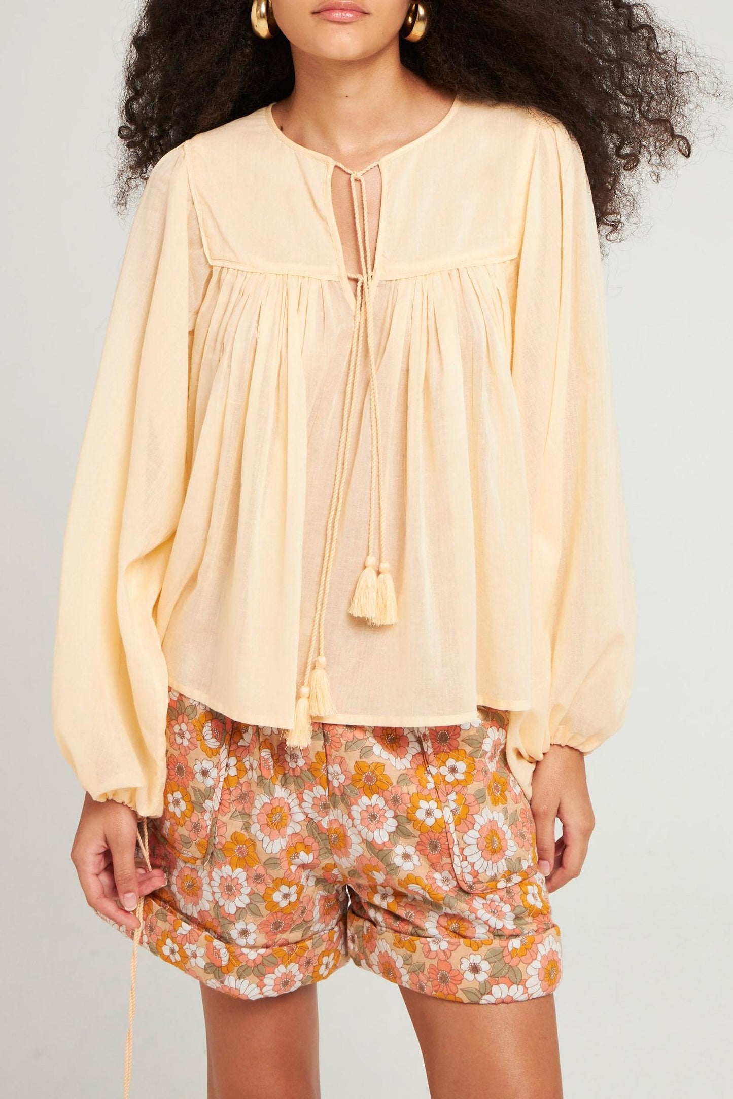 Blouse fluide Hita mangue