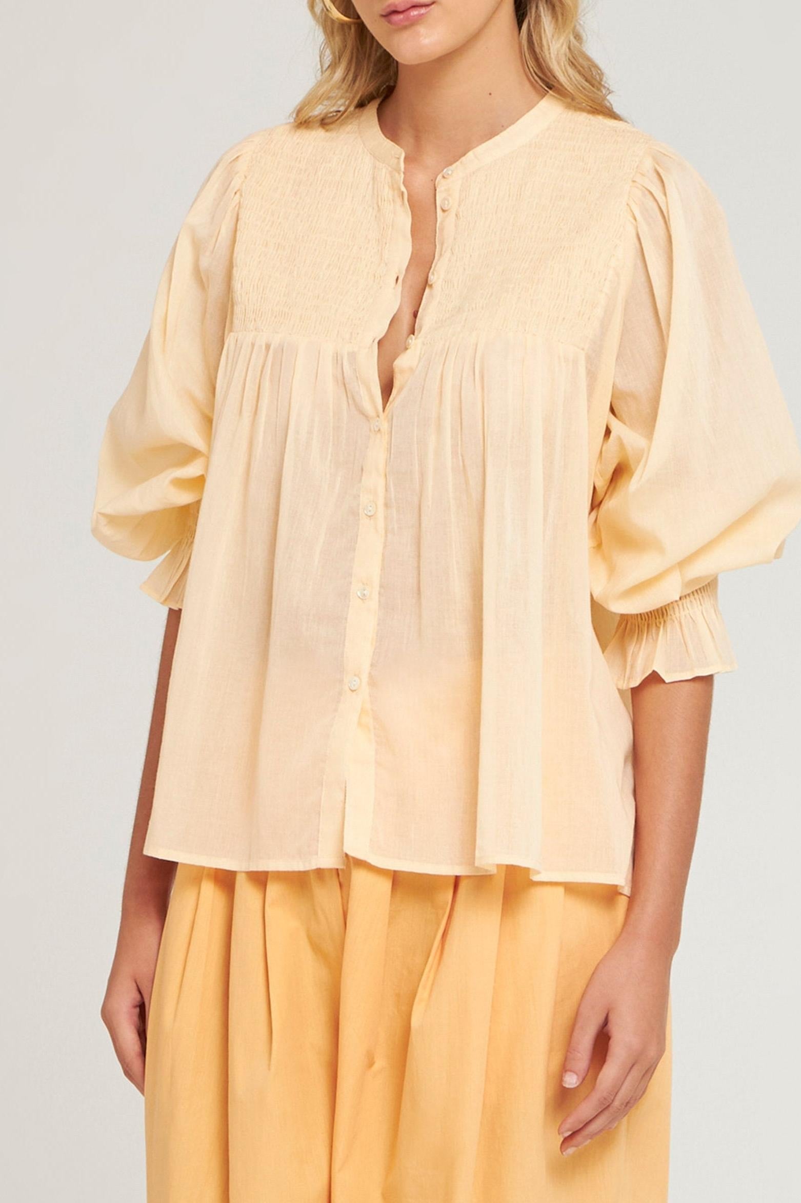 Blouse fluide Hita mangue