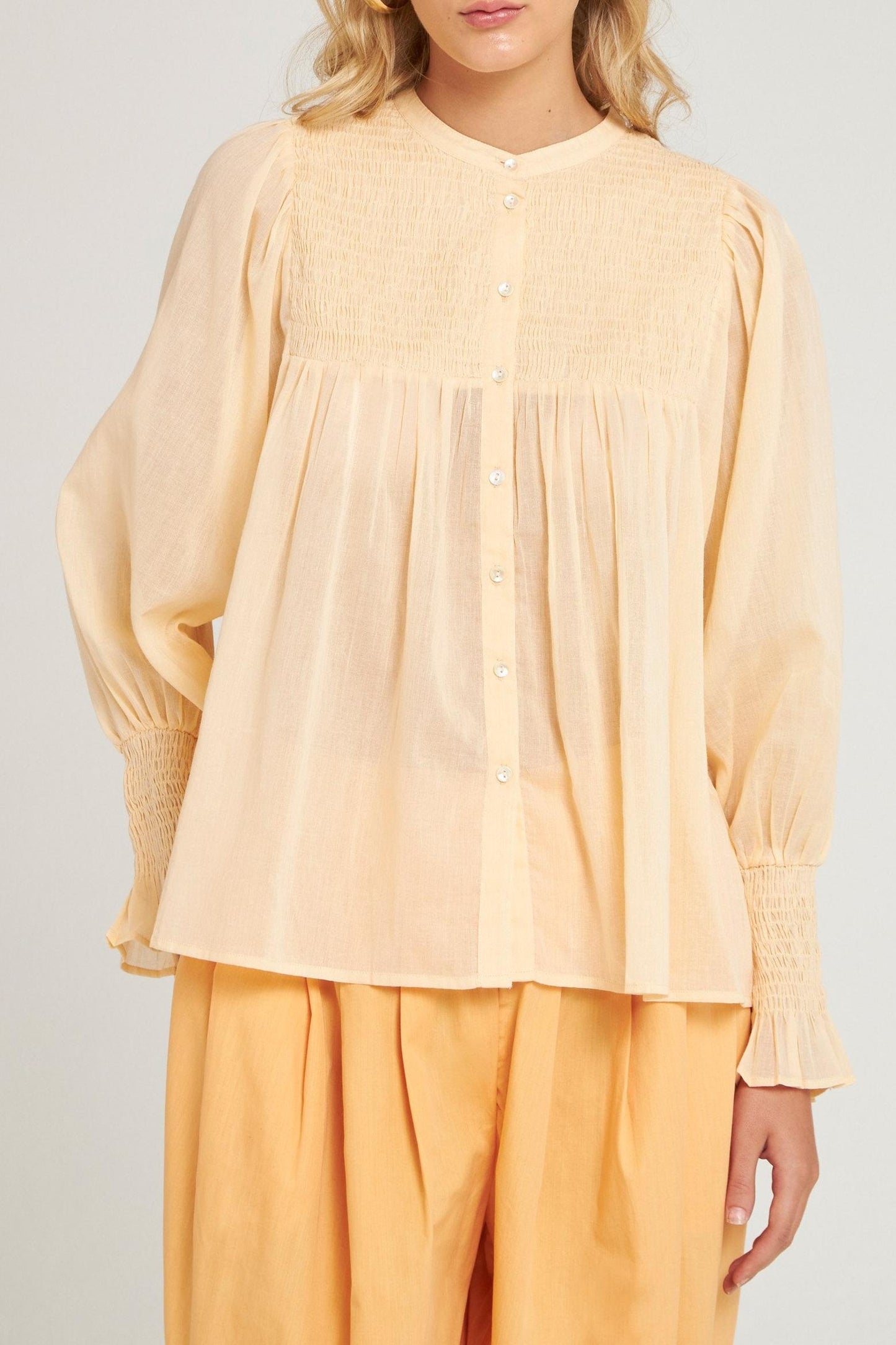 Blouse fluide Hita mangue