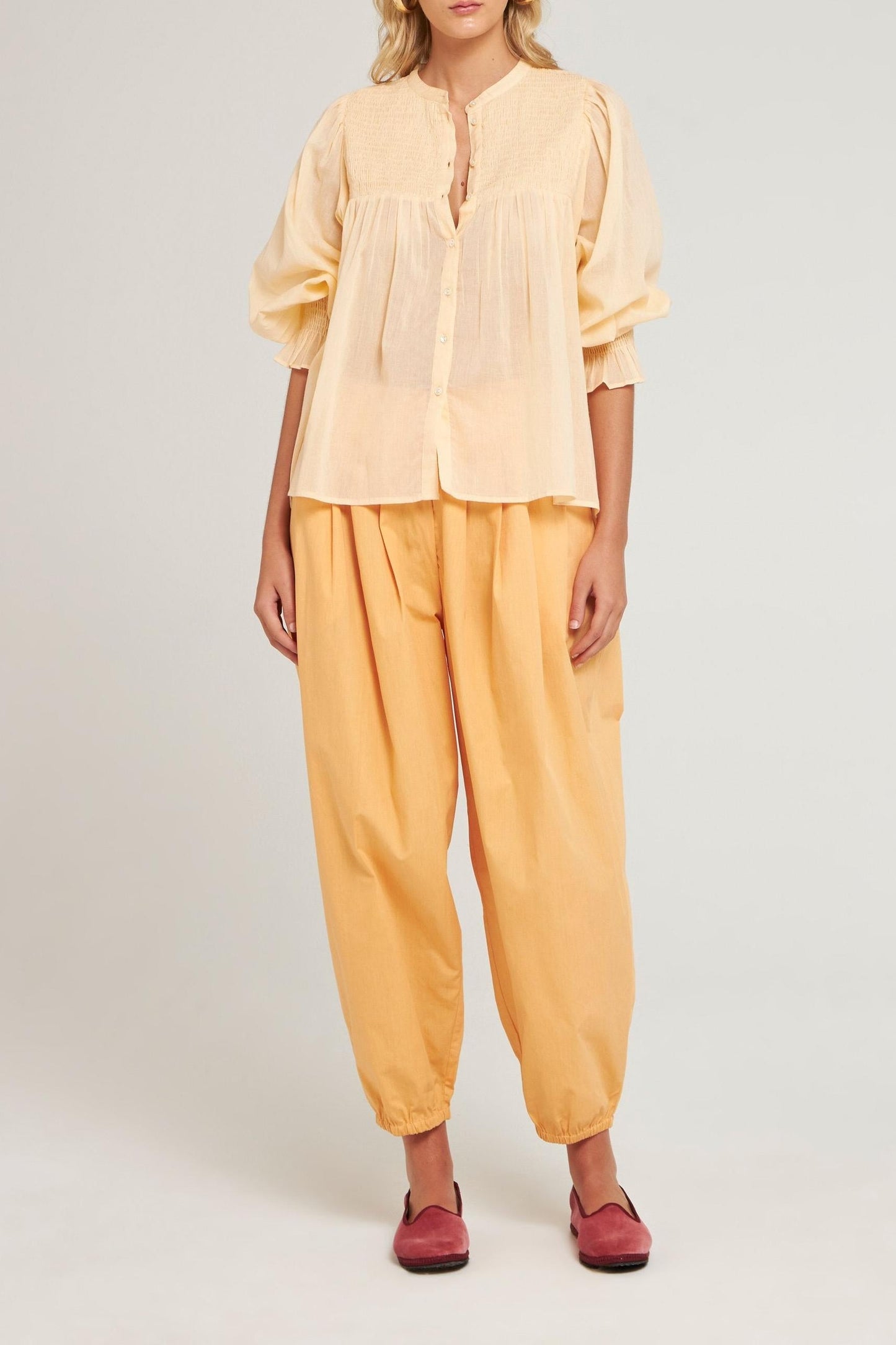 Blouse fluide Hita mangue